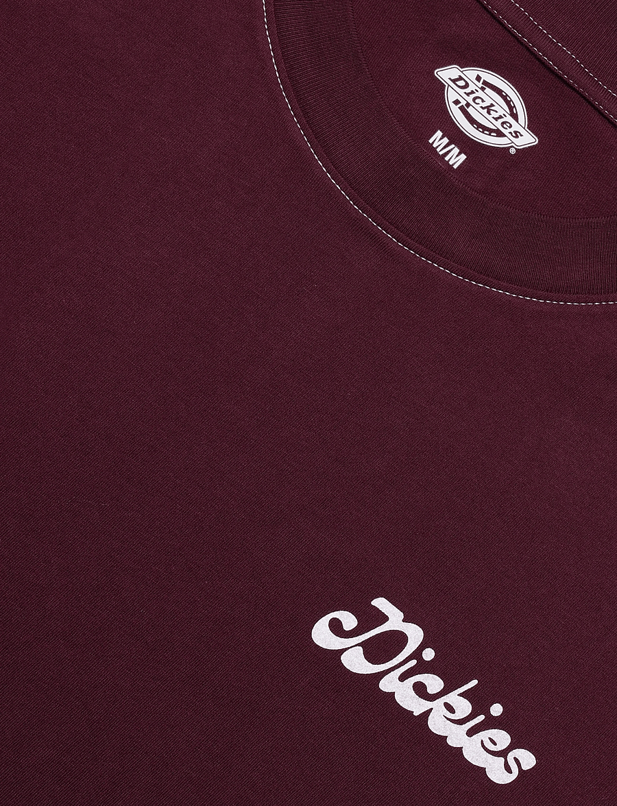 Dickies - CORNVILLE SS TEE - kortärmade t-shirts - maroon - 2