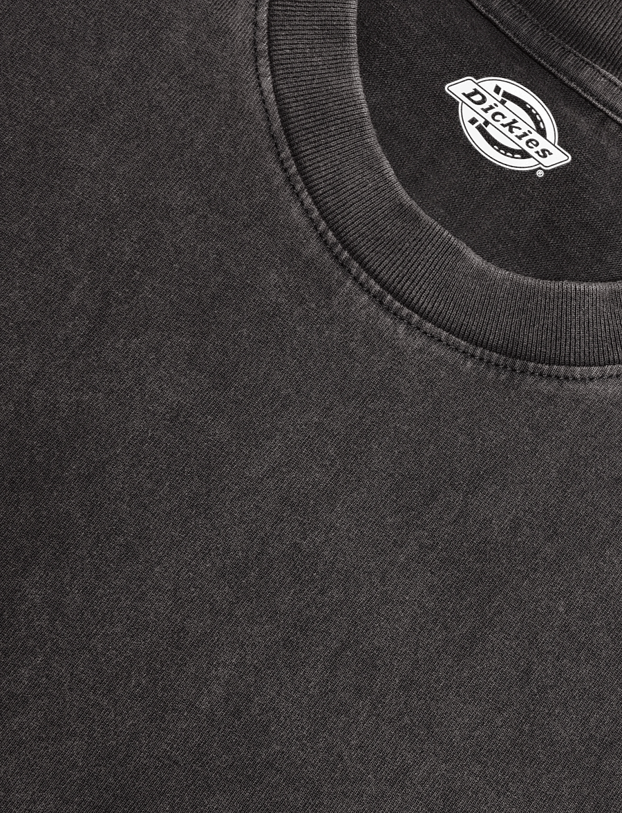 Dickies - BAKER SS TEE - kurzärmelige t-shirts - black - 2