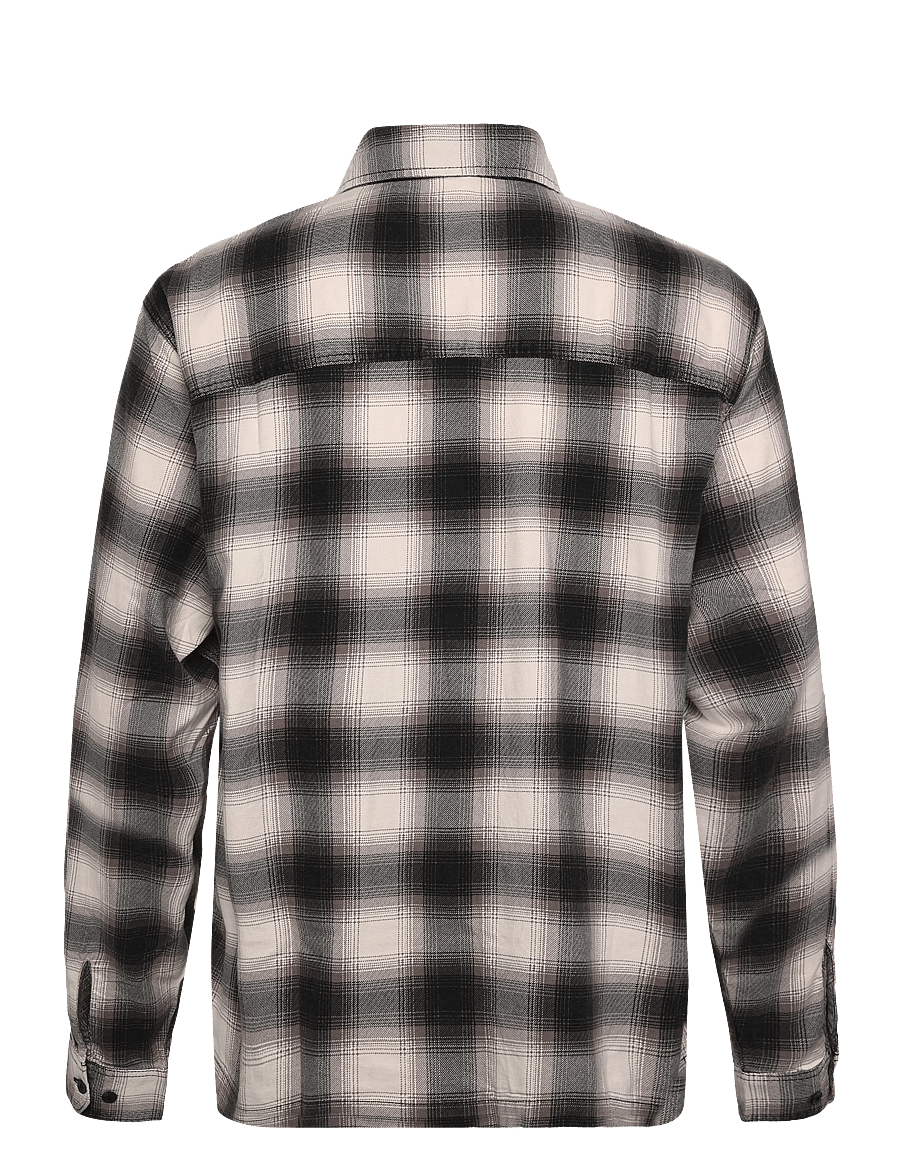 Dickies - GULFPORT FLANNEL SHIRT - flanellskjortor - black - 1