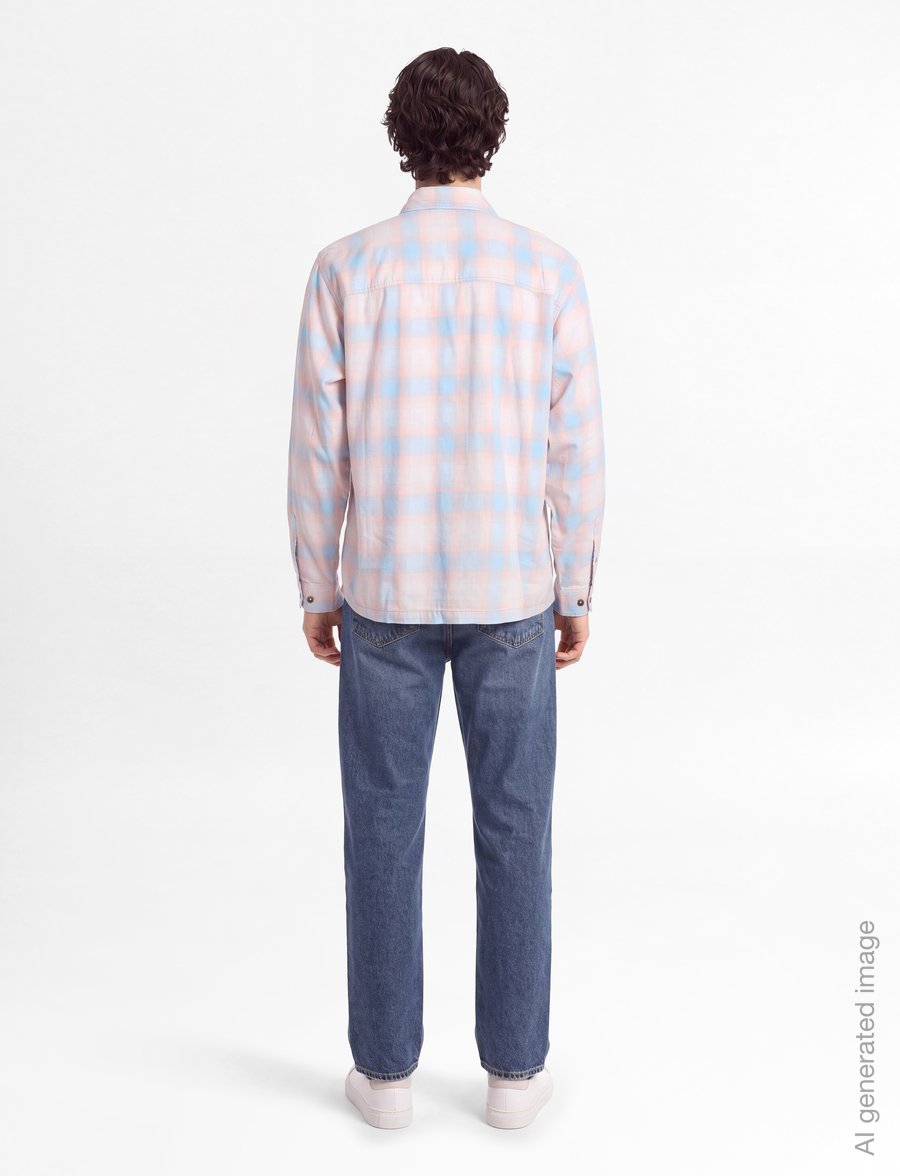 Dickies - GULFPORT FLANNEL SHIRT - flanell-hemden - bone - 4