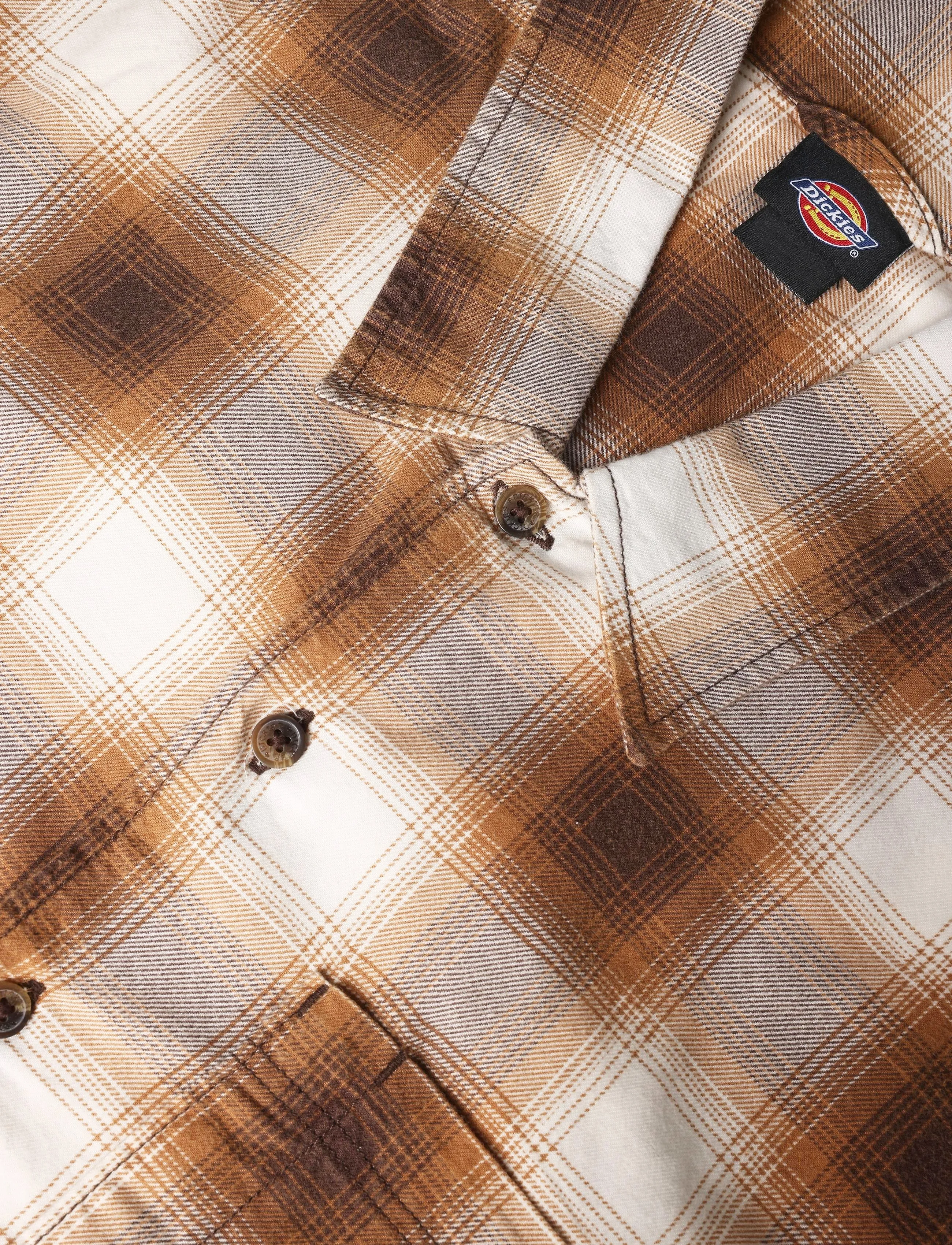 Dickies - GULFPORT FLANNEL SHIRT - flannel-skjorter - chocolate brown - 2