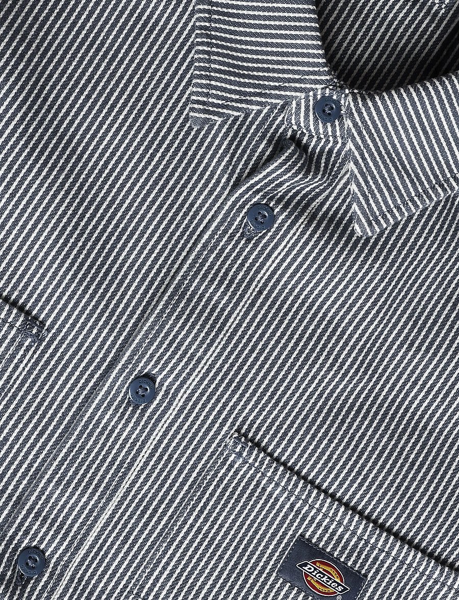 Dickies - 247 GARMENT DYED WORK SHIRT - gestreifte hemden - retro indigo - 2