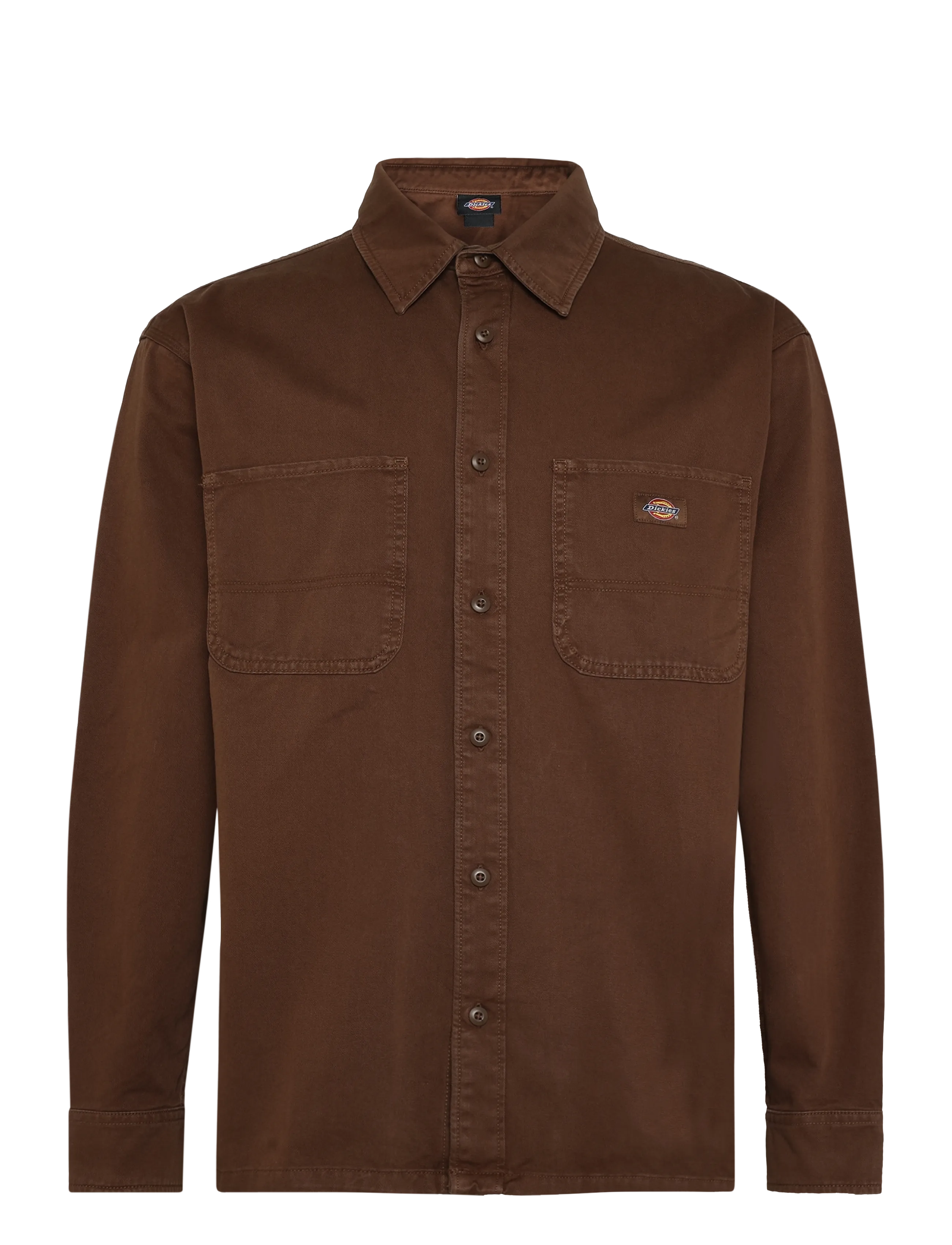 Dickies 247 GARMENT DYED WORK SHIRT - Särgid - TIMBER BROWN / brown