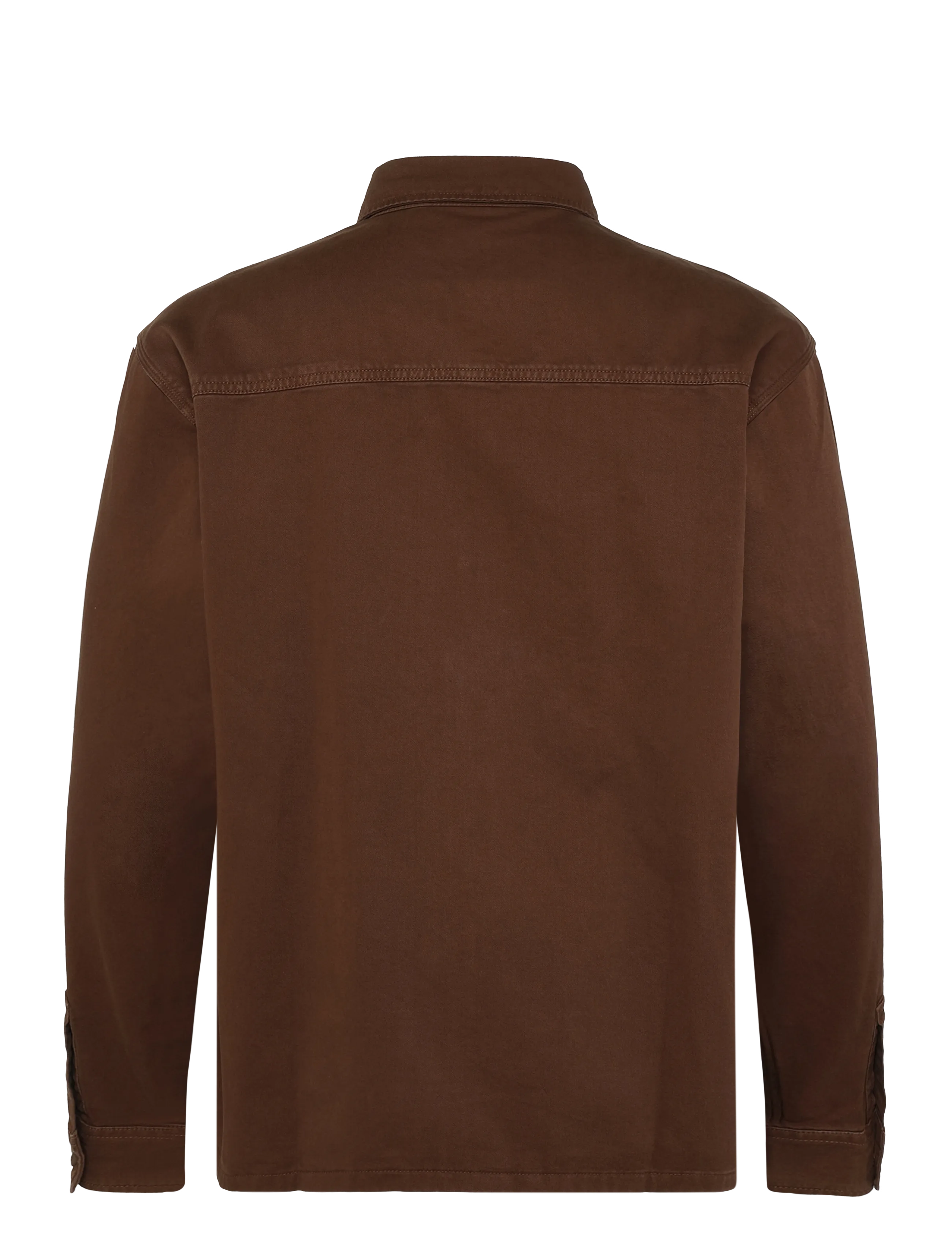 Dickies - 247 GARMENT DYED WORK SHIRT - triibulised särgid - timber brown - 1