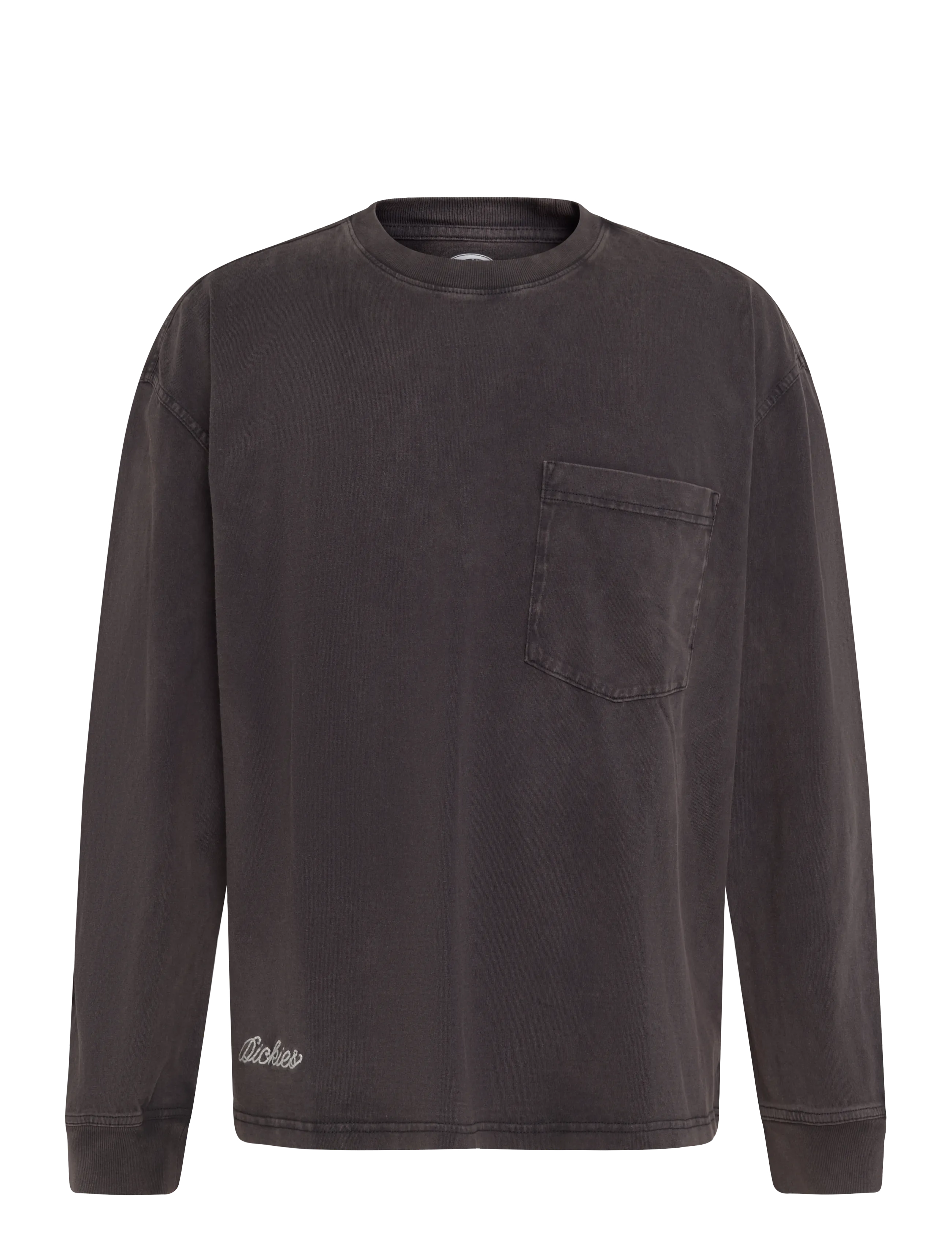 Dickies BAKER LS POCKET TEE - Kleidung - BLACK / black