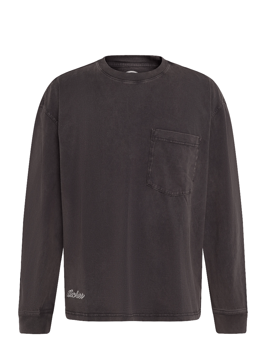 Dickies - BAKER LS POCKET TEE - langärmelige t-shirts - black - 0