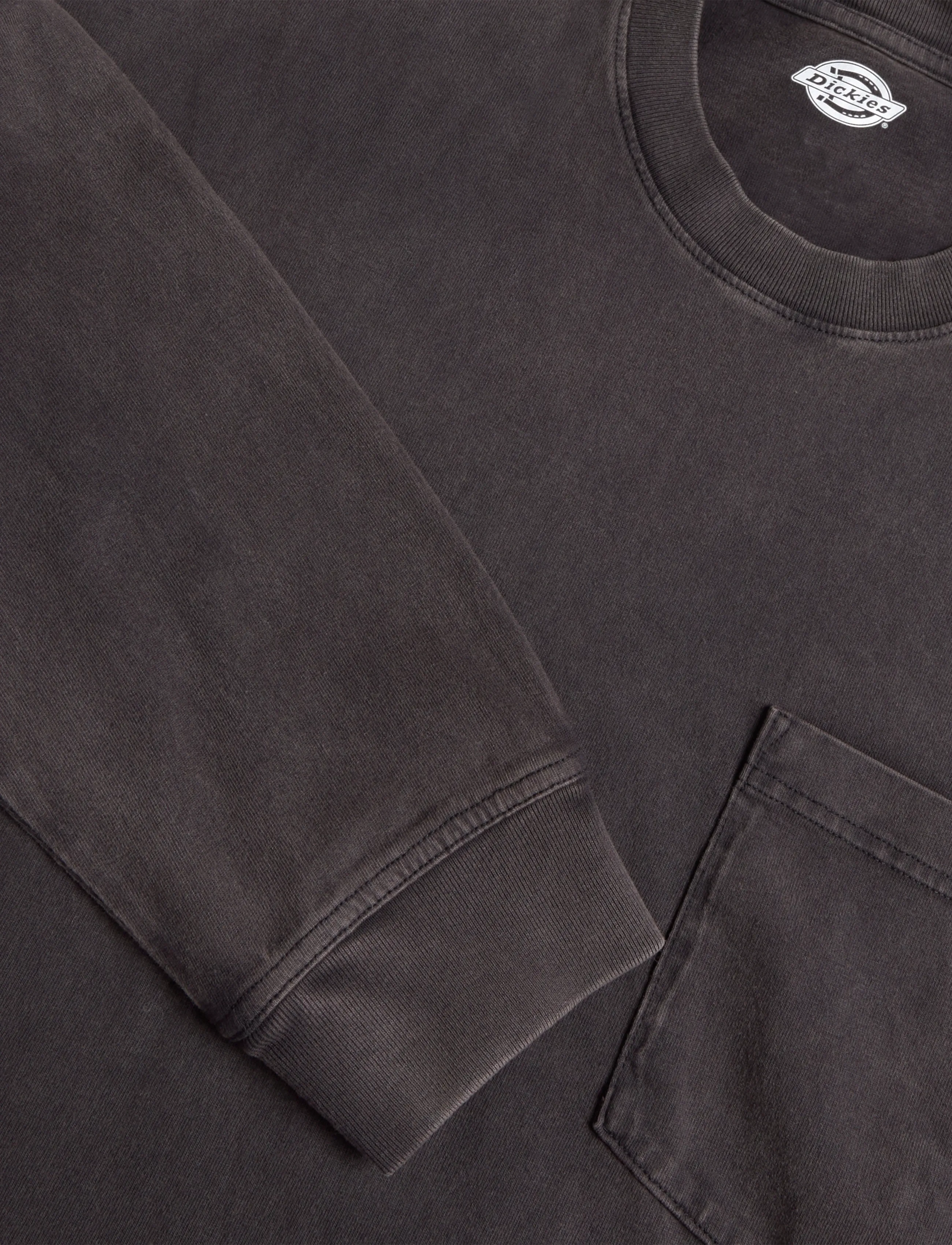 Dickies - BAKER LS POCKET TEE - langärmelige t-shirts - black - 2