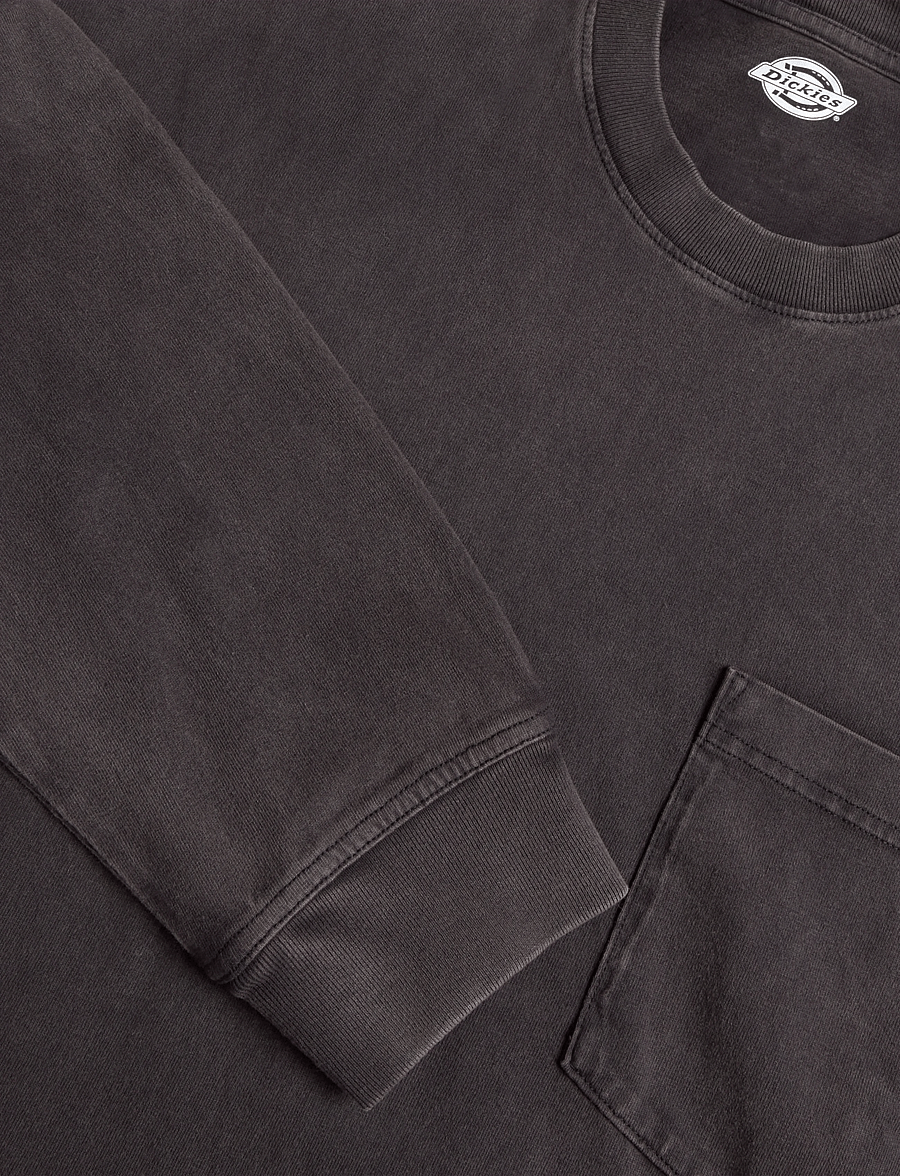 Dickies - BAKER LS POCKET TEE - langärmelige t-shirts - black - 2