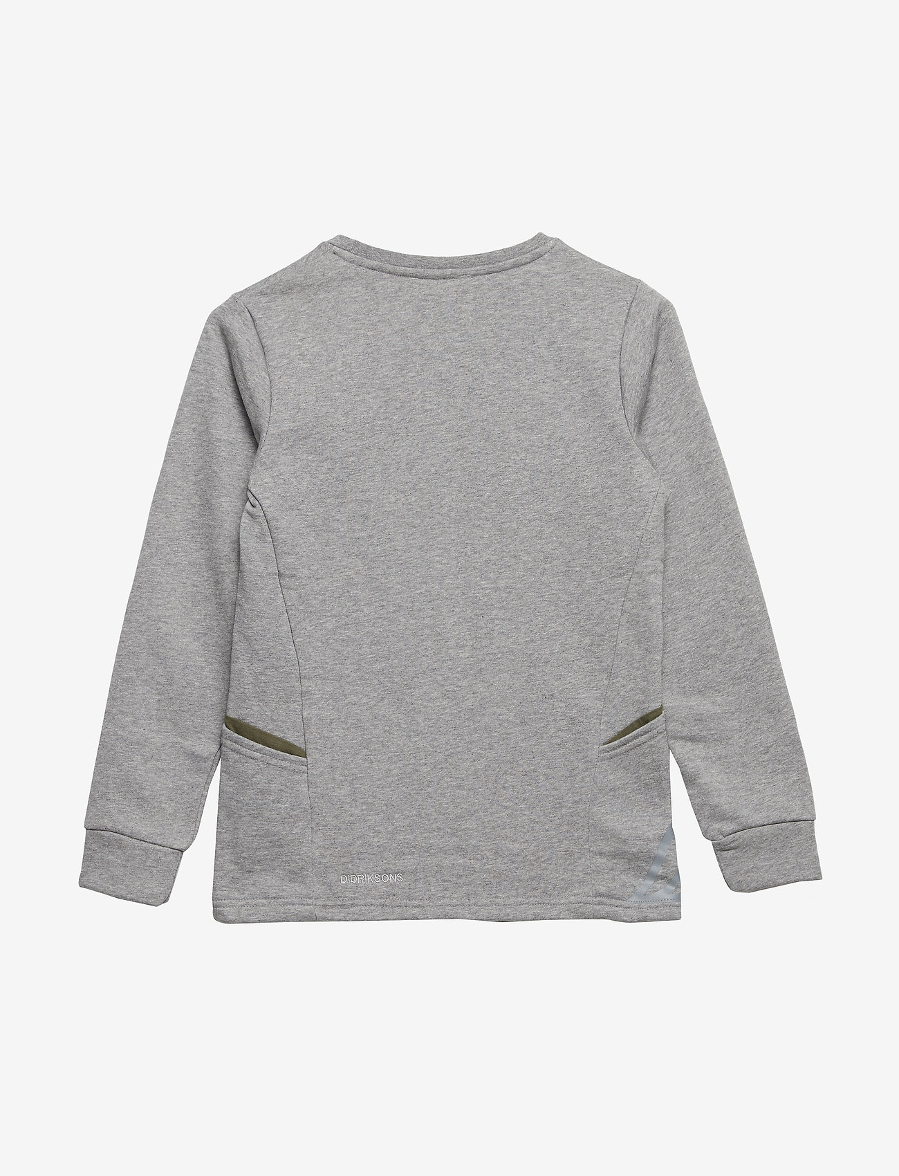Didriksons - GRODAN KIDS SWEATER - aluminum melange - 2