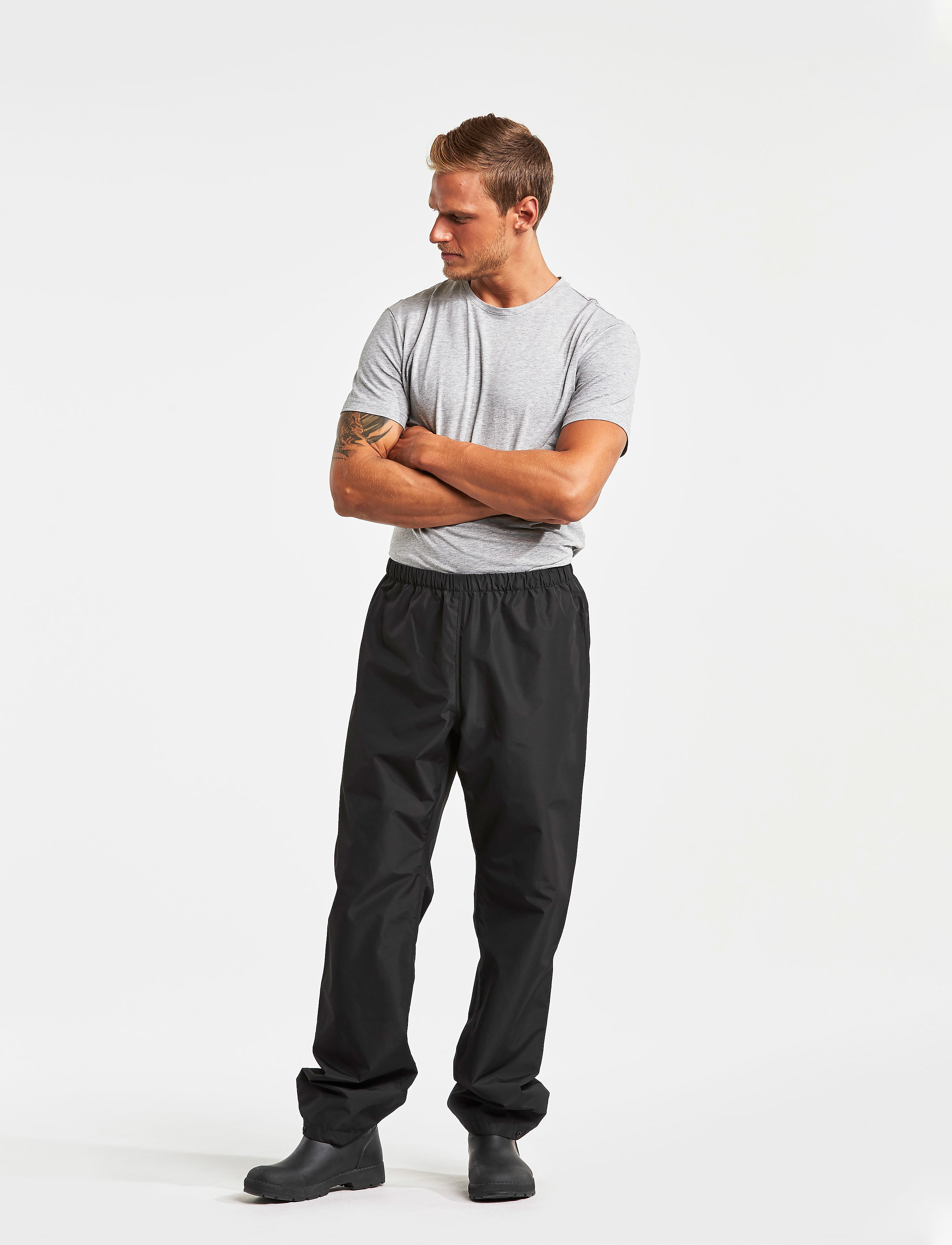 Didriksons - GRAND USX PANTS - black - 3