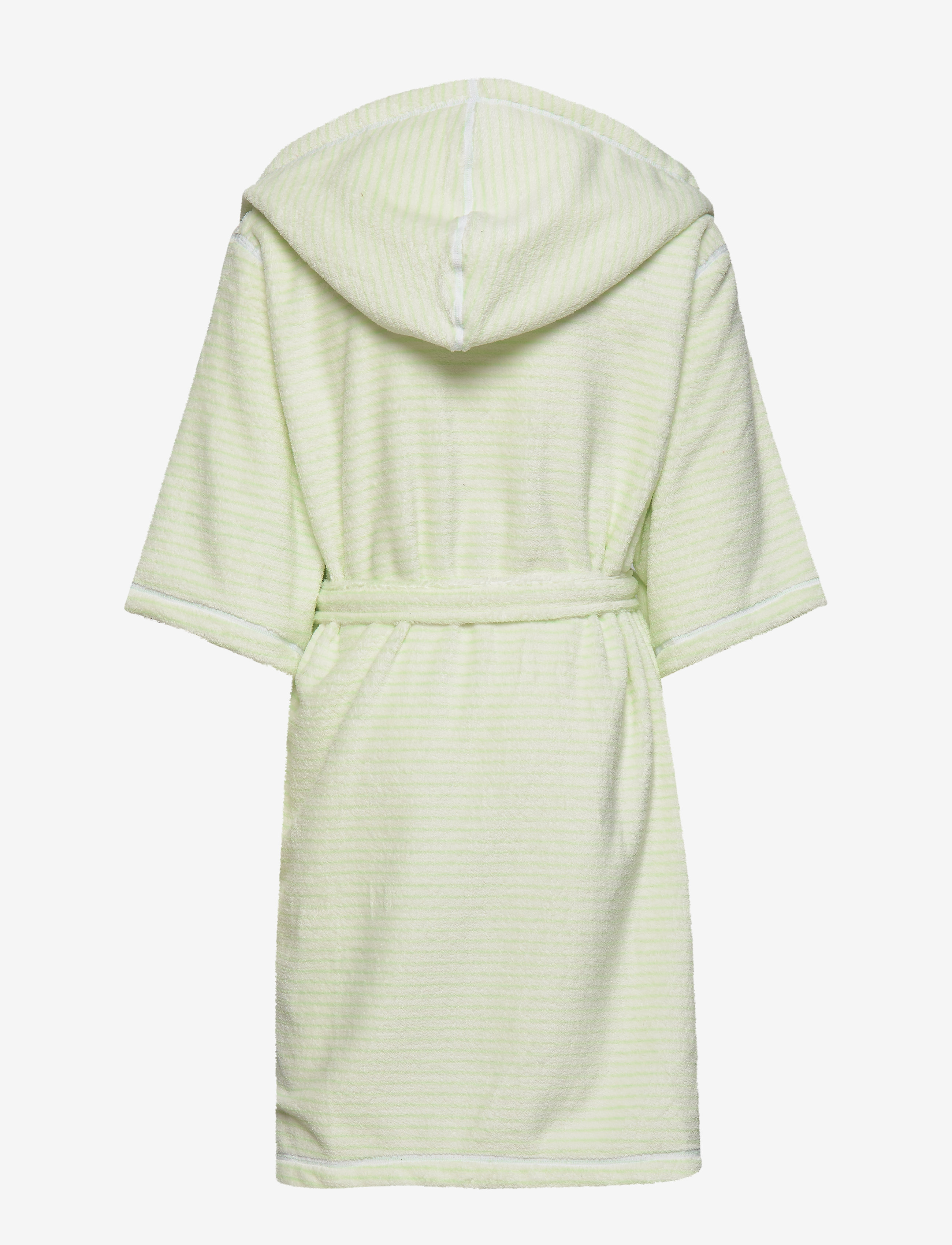 Didriksons - PIER KIDS BEACH ROBE - split green simple stripe - 1