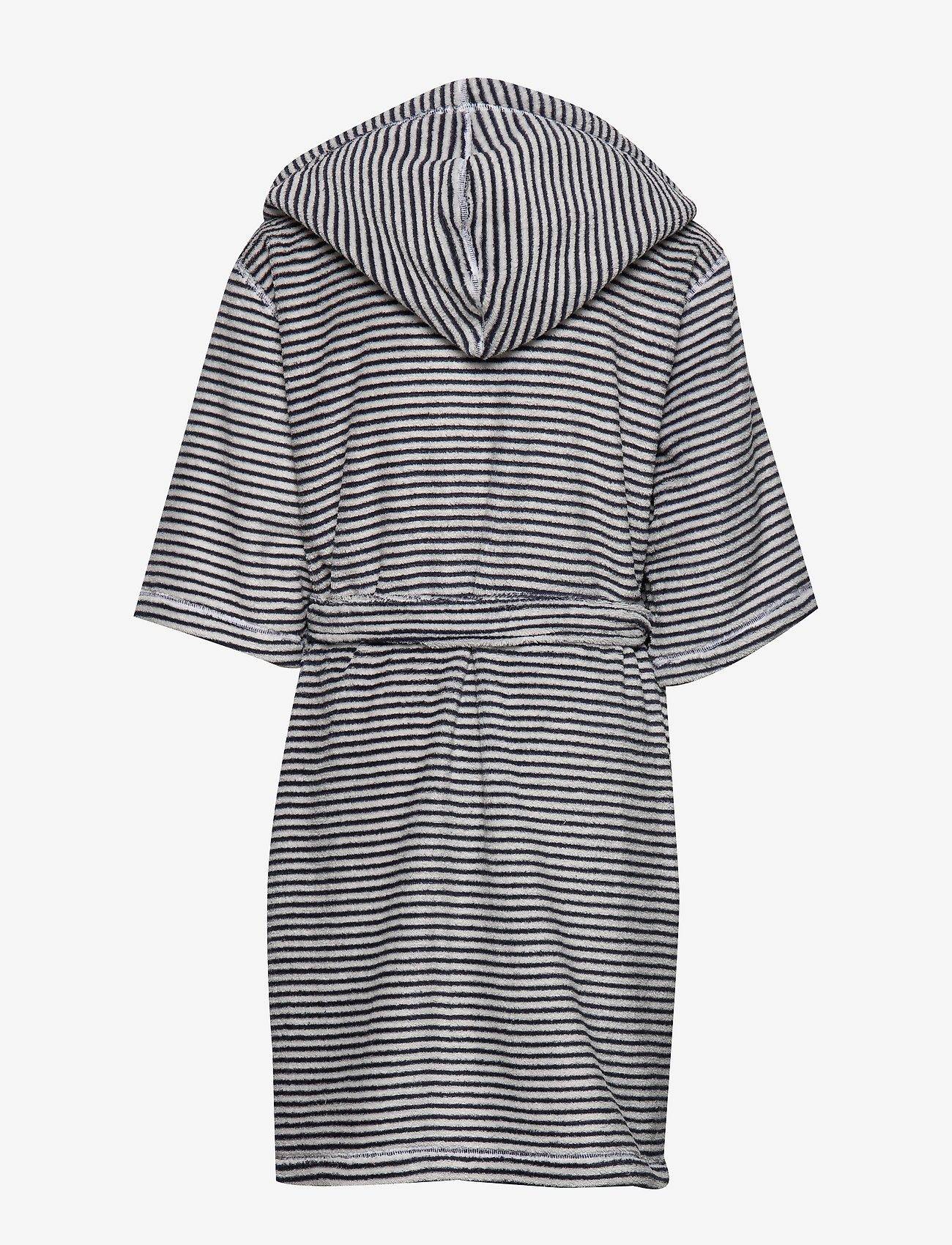 Didriksons - PIER KIDS BEACH ROBE - navy simple stripe - 1