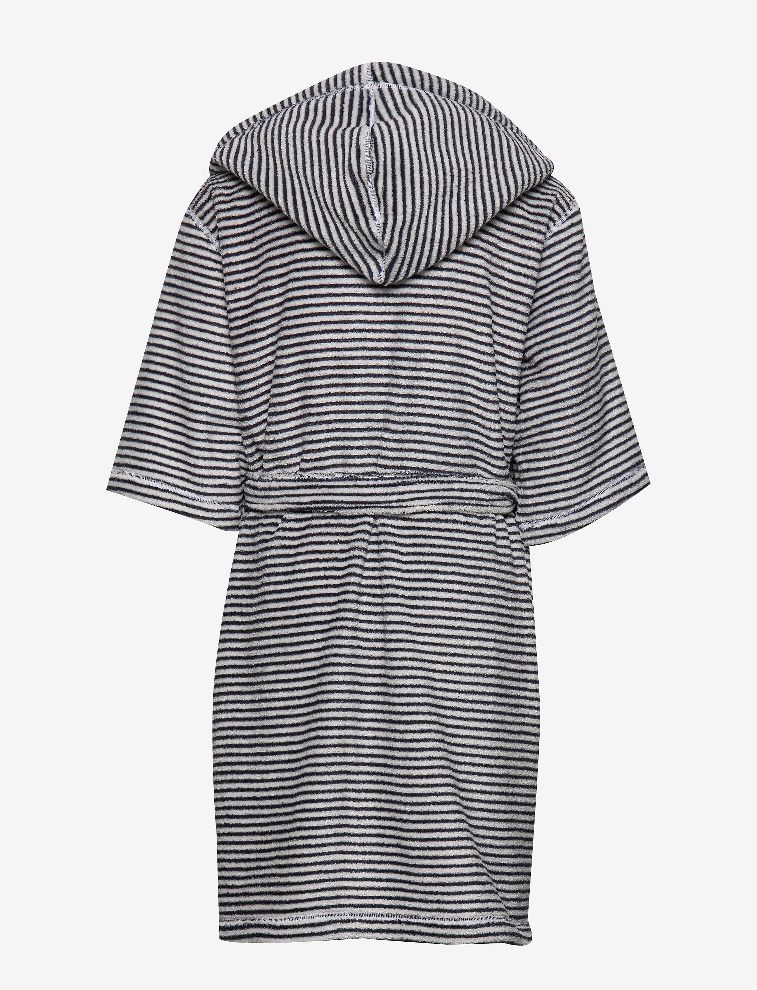 Didriksons - PIER KIDS BEACH ROBE - navy simple stripe - 1