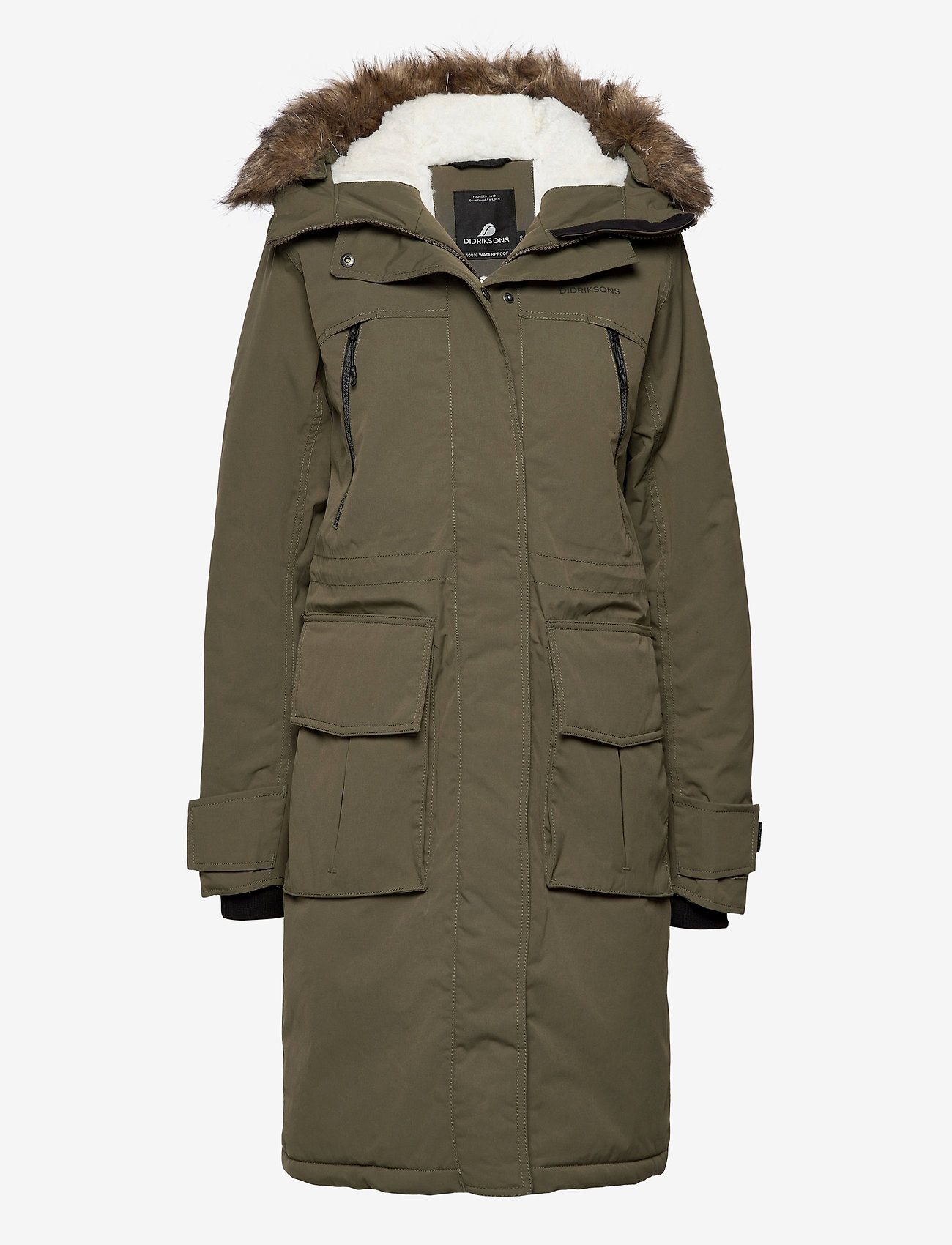 LEONA WNS PARKA - FOG GREEN