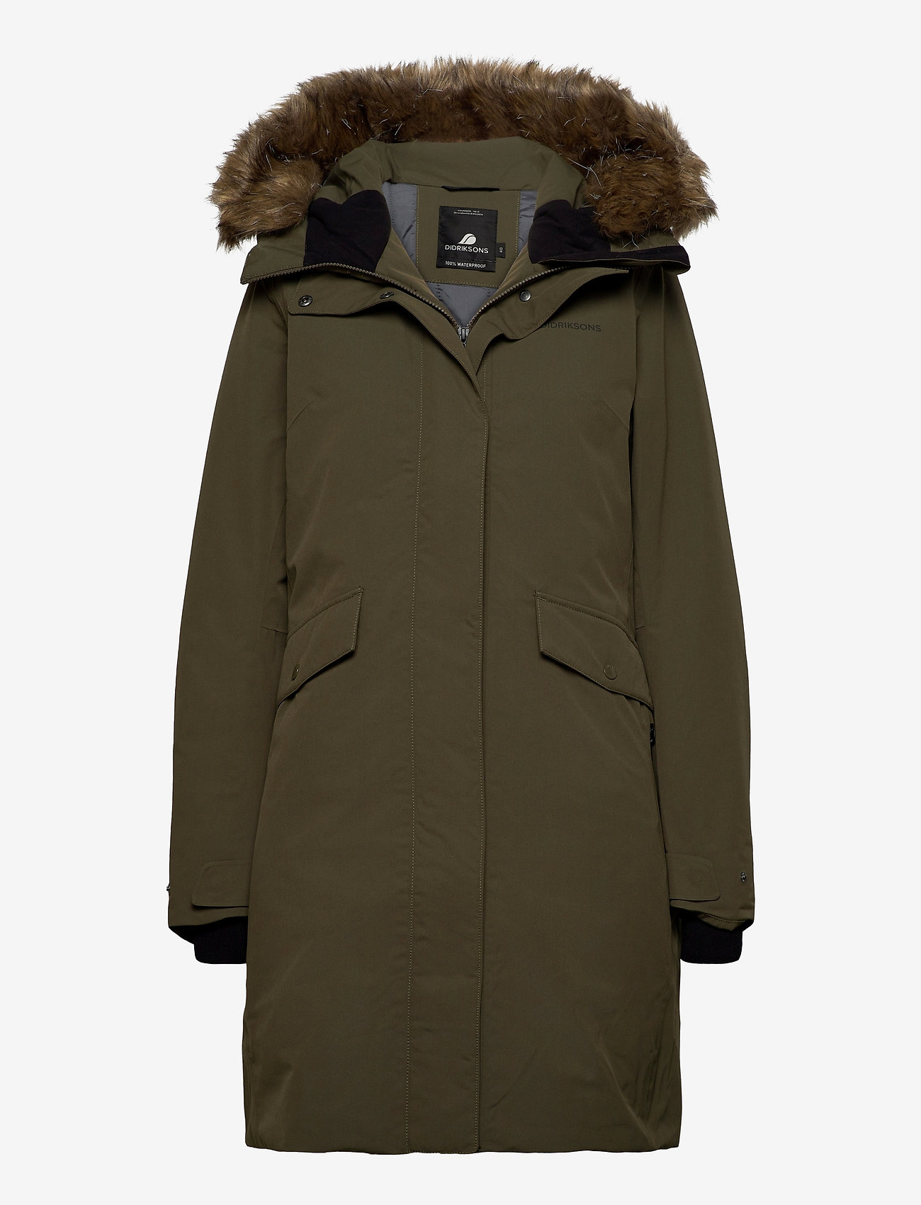 ERIKA WNS PARKA - FOG GREEN