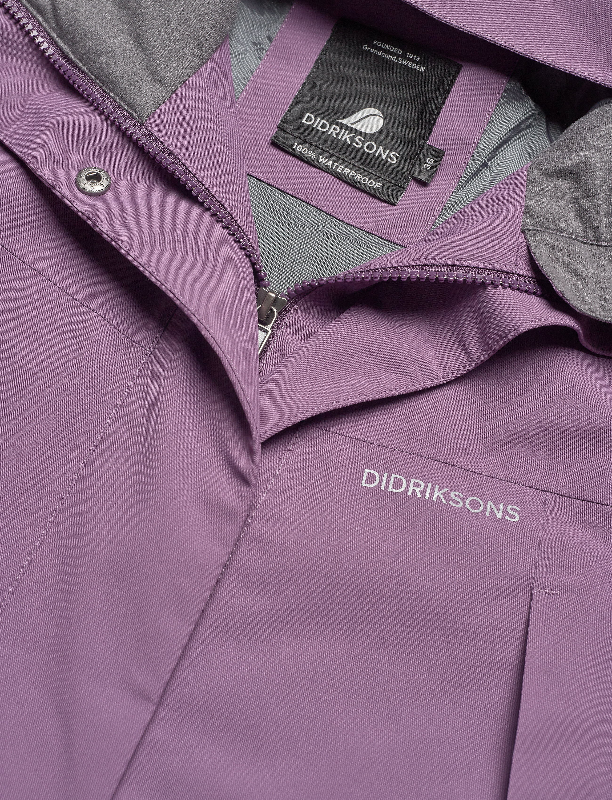 Didriksons - ILMA WNS PARKA 2 - eggplant - 5