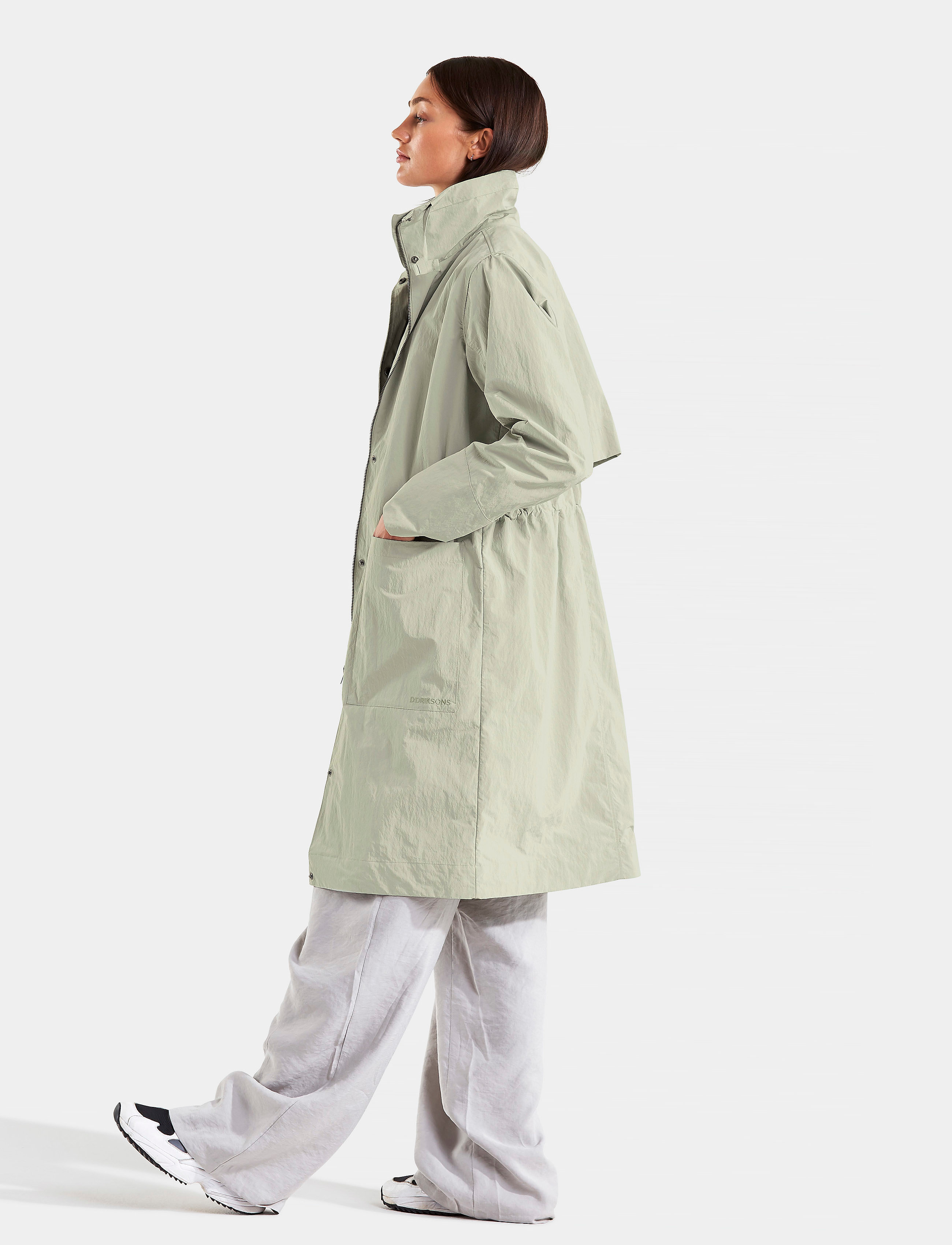 Didriksons - VENDELA WNS COAT - aloe green - 5