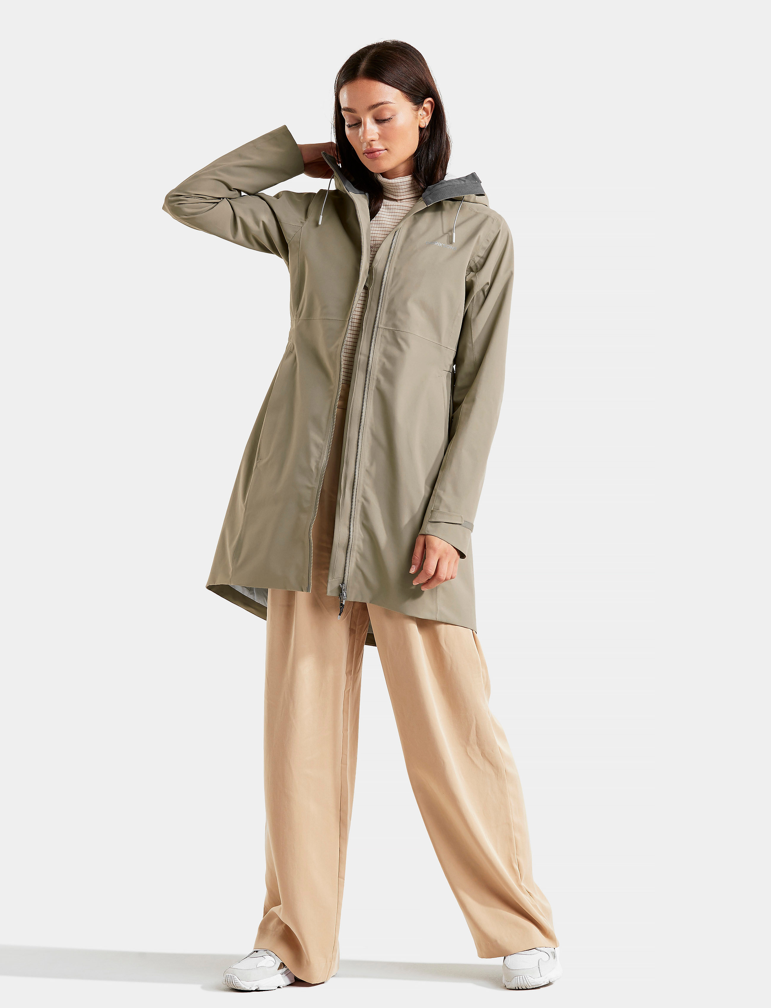Didriksons - BEA WNS PARKA 3 - mistel green - 3