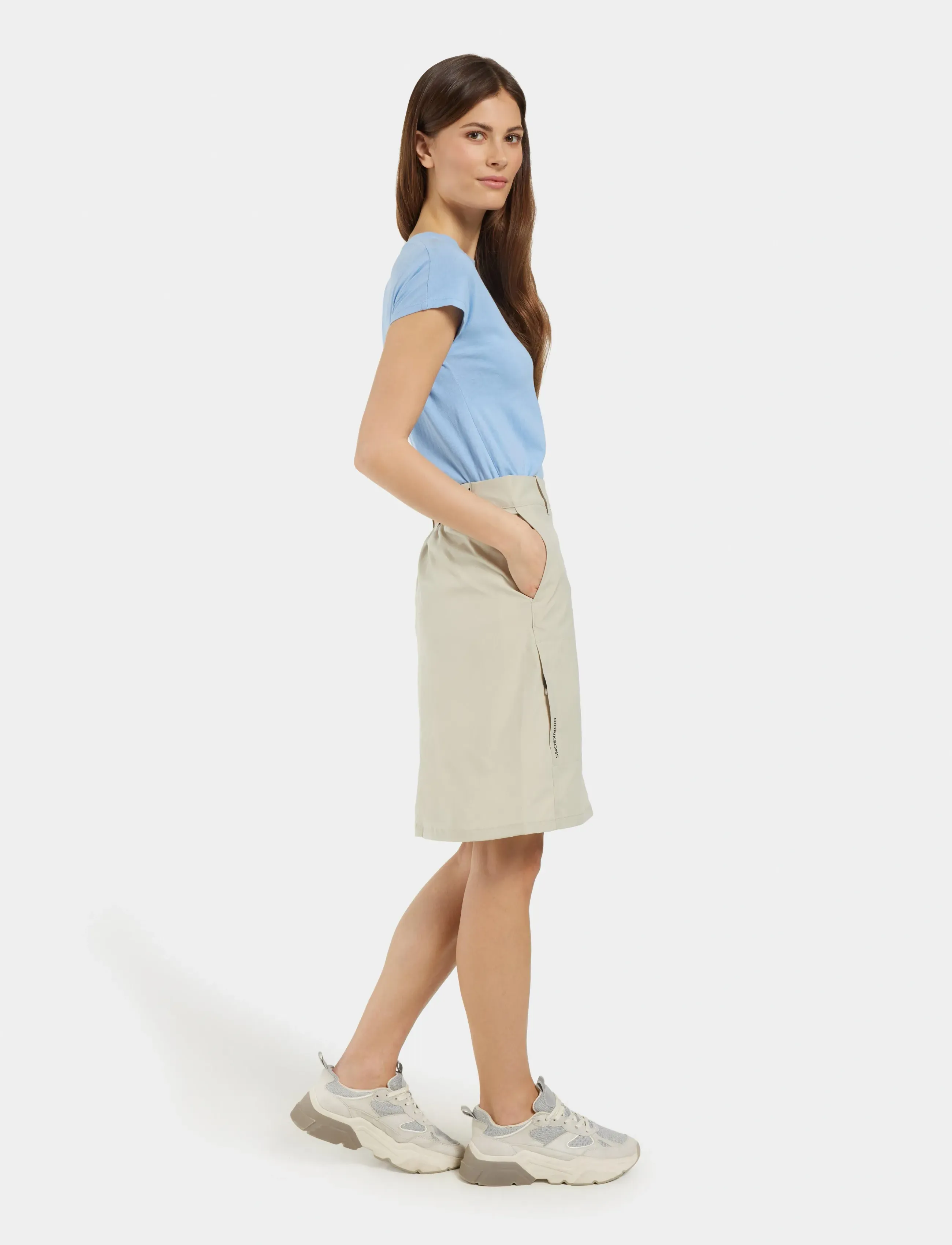 Didriksons - Liv Skort - dresses & skirts - light beige - 5