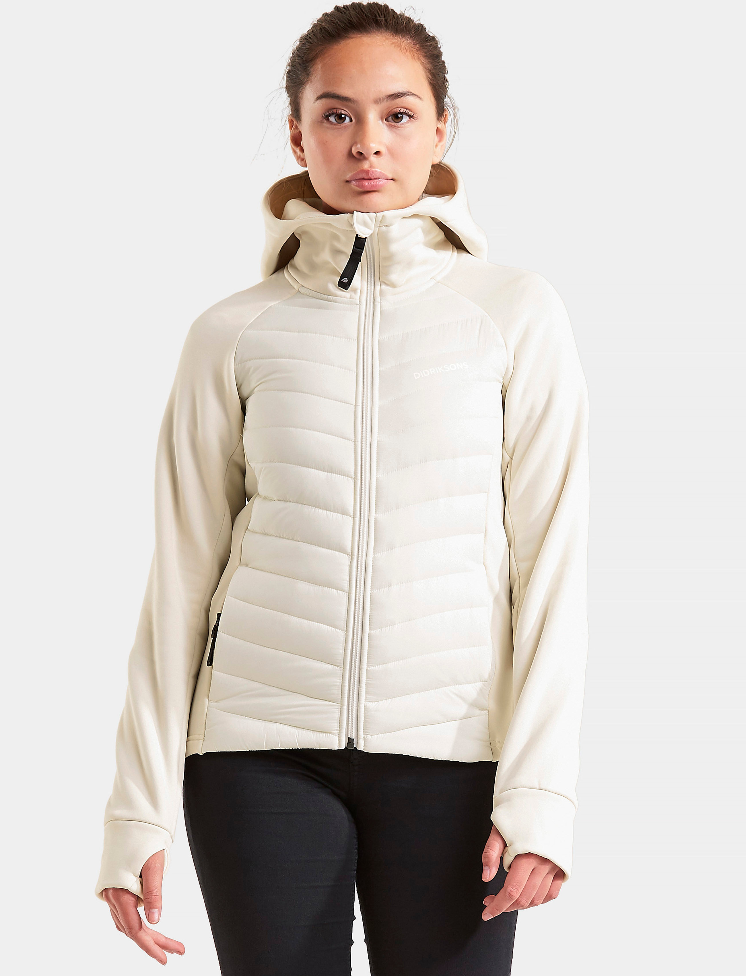 Didriksons - TOVIK GIRLS HOODIE 3 - shell white - 4