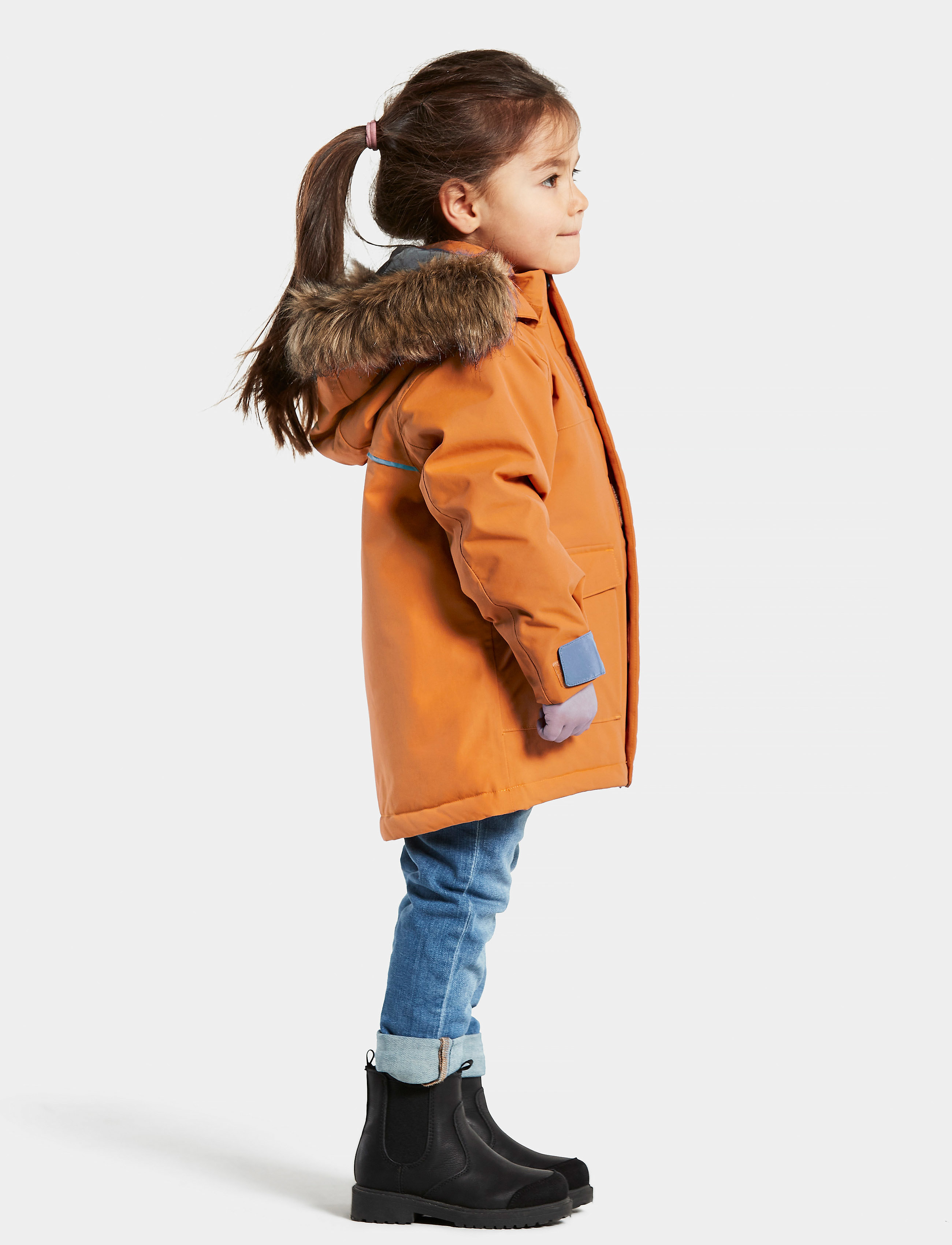 Didriksons - KURE KIDS PARKA 4 - burnt glow - 3