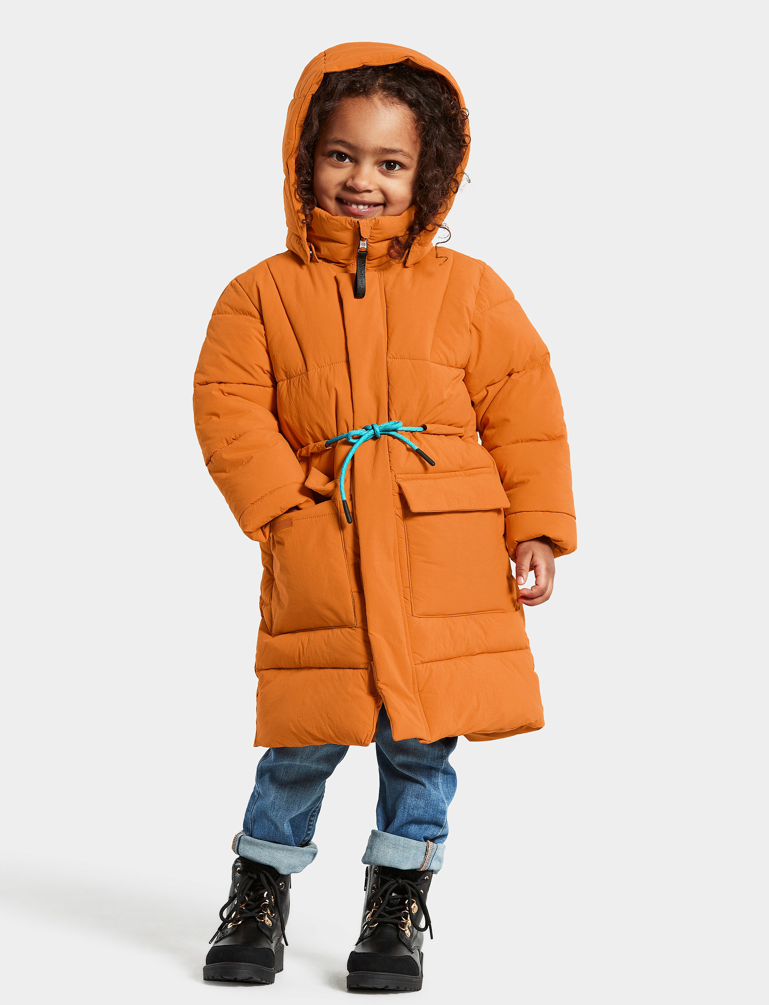Didriksons - MACHI KIDS PARKA - burnt glow - 5