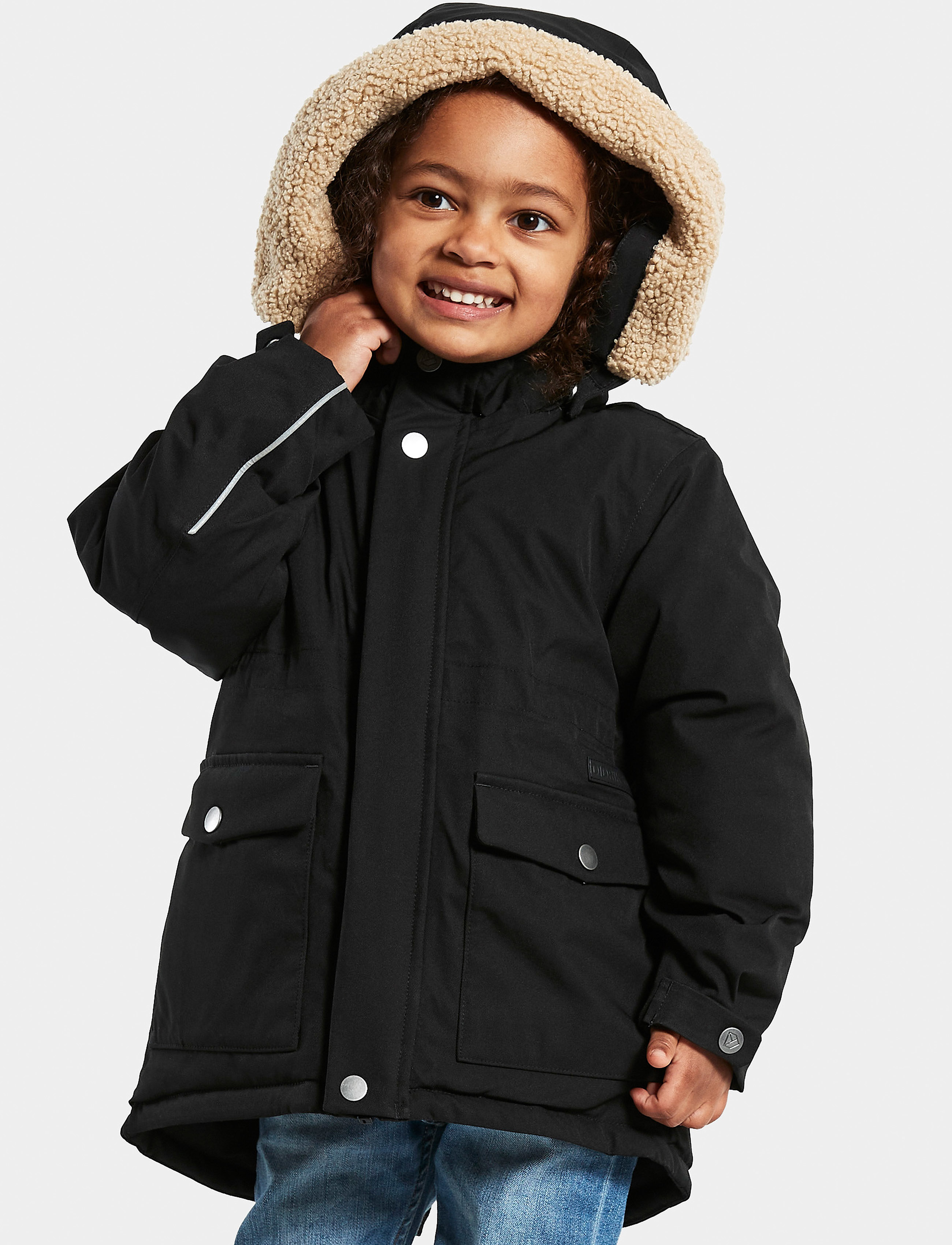 Didriksons - LIZZO KIDS PARKA - black - 5
