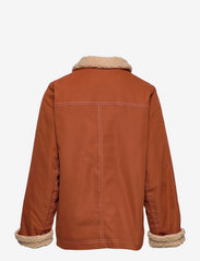 Didriksons - HARPER KIDS JACKET - forårsjakker - bisquit brown - 1