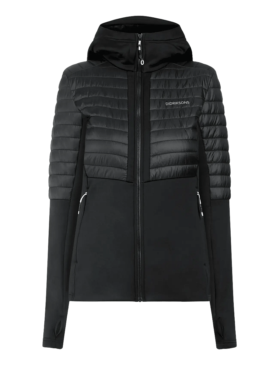 Didriksons - Annema Full-Zip - sweatshirts - black - 1