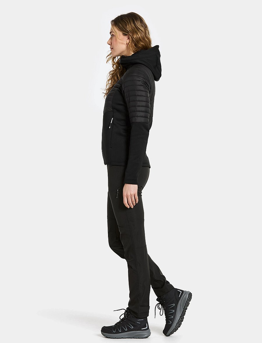 Didriksons - Annema Full-Zip - sweatshirts - black - 5
