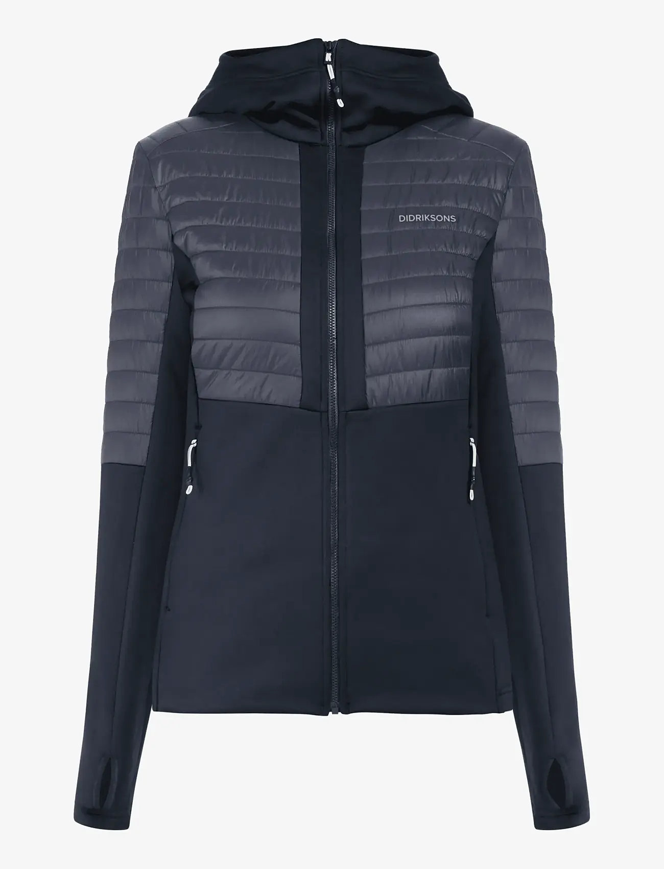 Didriksons - ANNEMA WNS FULLZI 6 - huvtröjor - dark night blue - 1