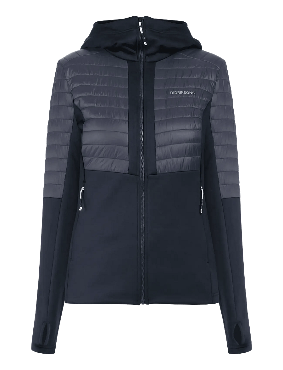 Didriksons - Annema Full-Zip - huvtröjor - dark night blue - 1