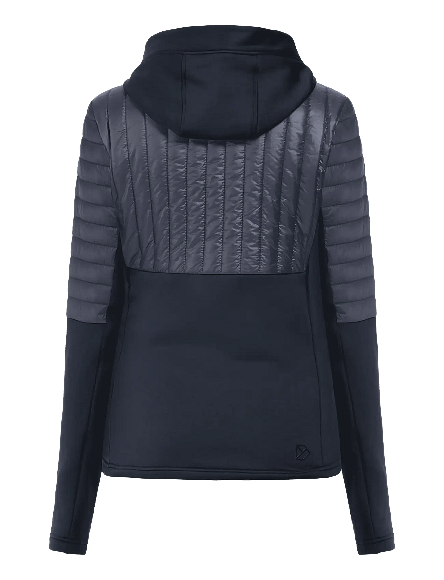 Didriksons - Annema Full-Zip - huvtröjor - dark night blue - 2