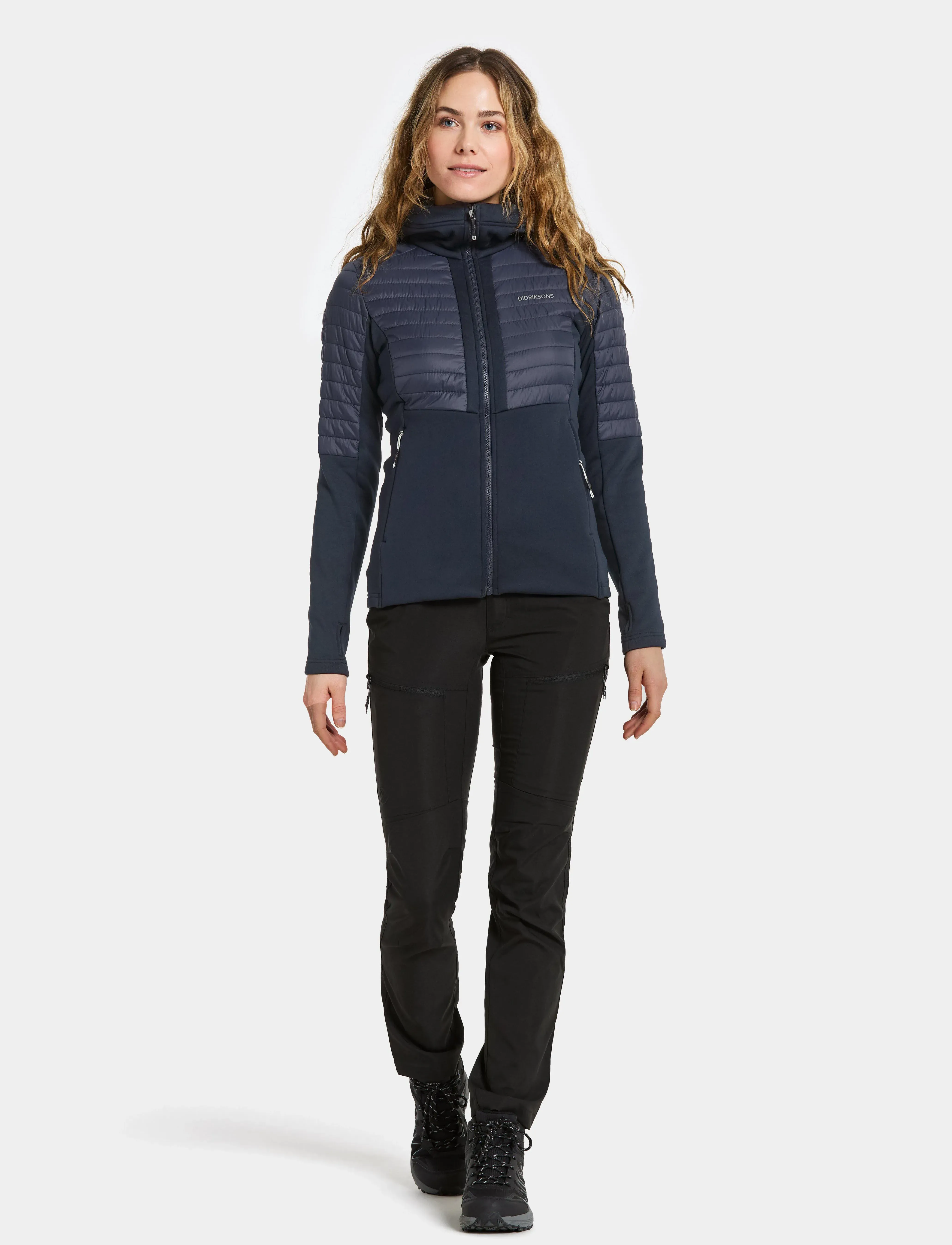 Didriksons - Annema Full-Zip - hættetrøjer - dark night blue - 3