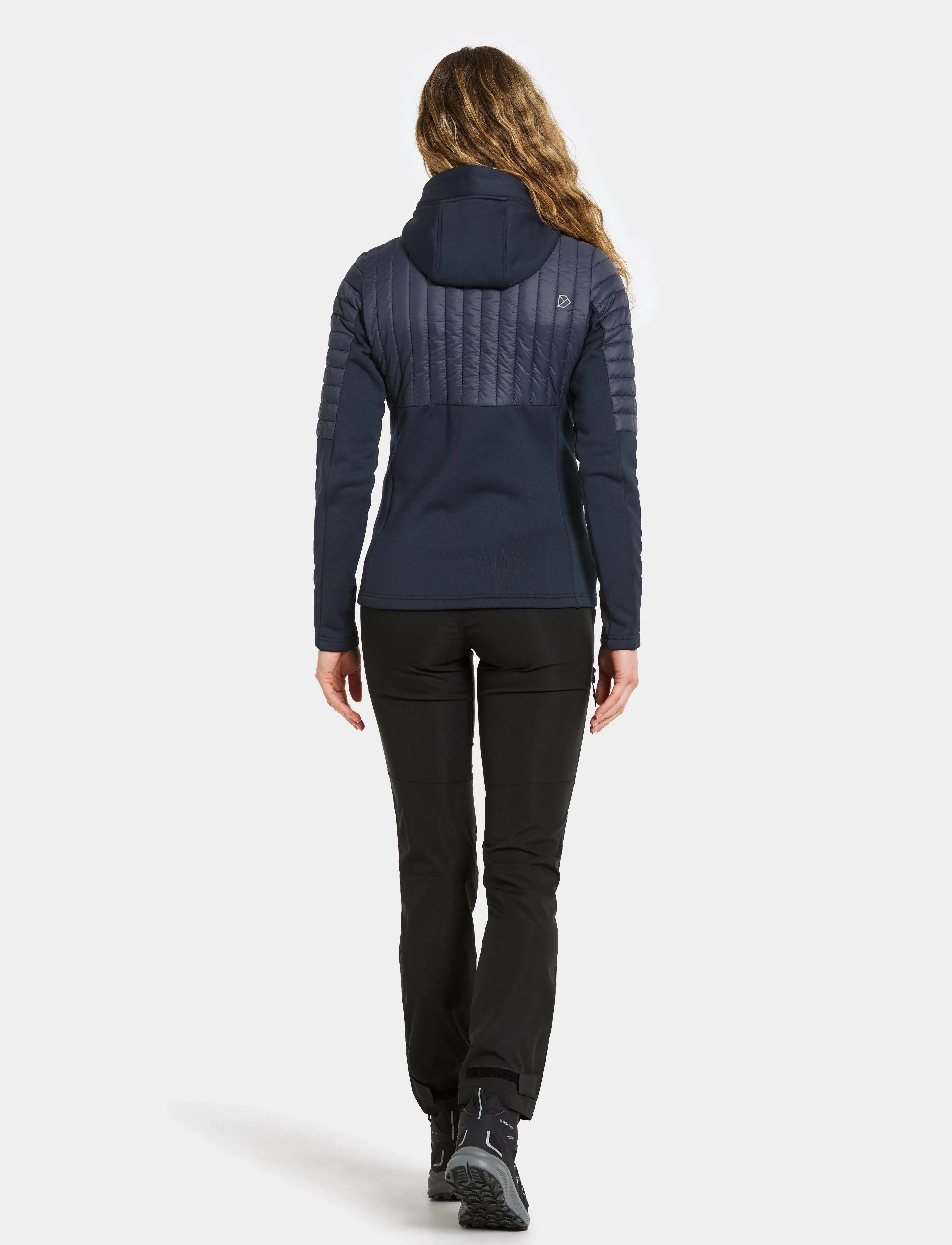 Didriksons - Annema Full-Zip - hættetrøjer - dark night blue - 4
