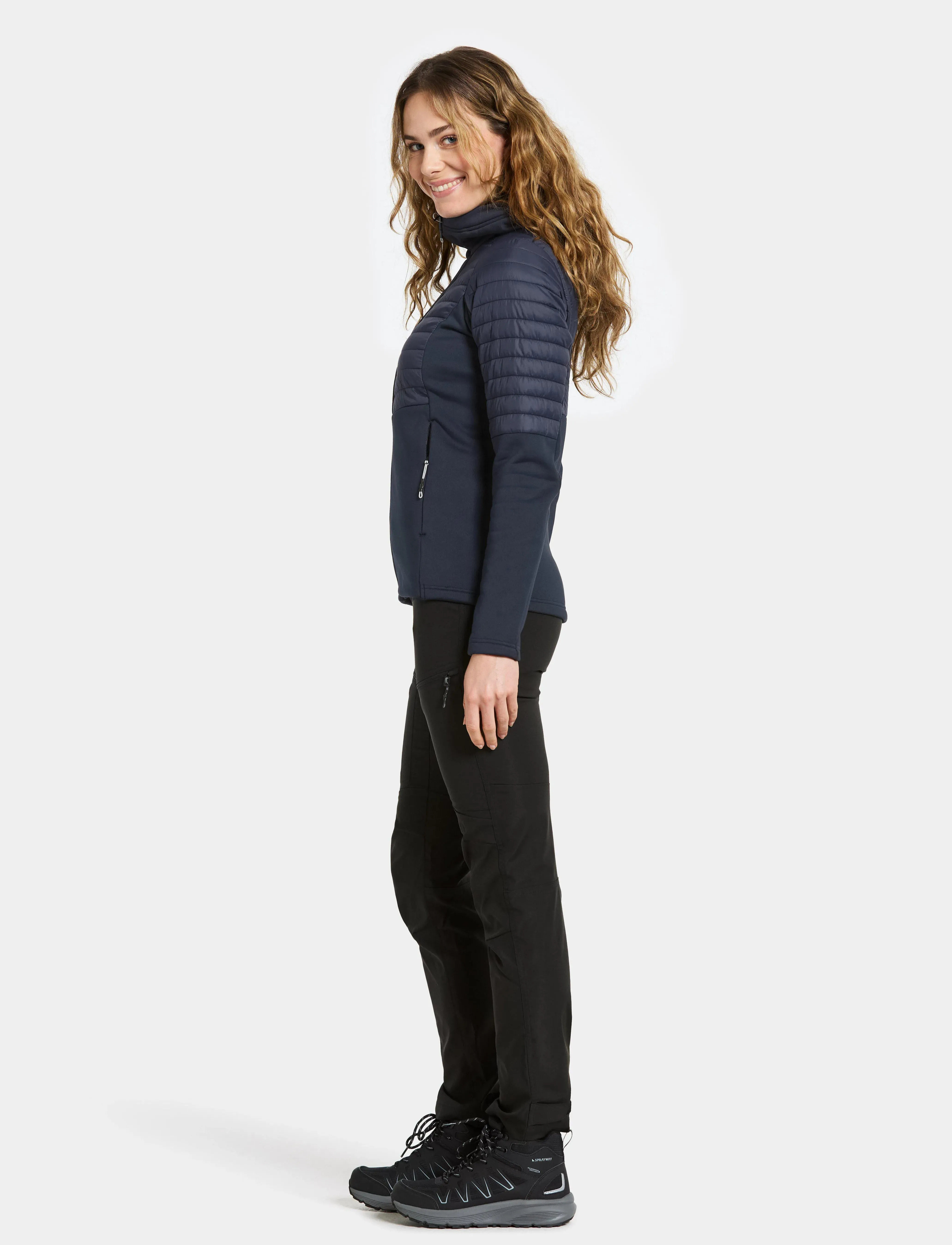 Didriksons - Annema Full-Zip - hættetrøjer - dark night blue - 5