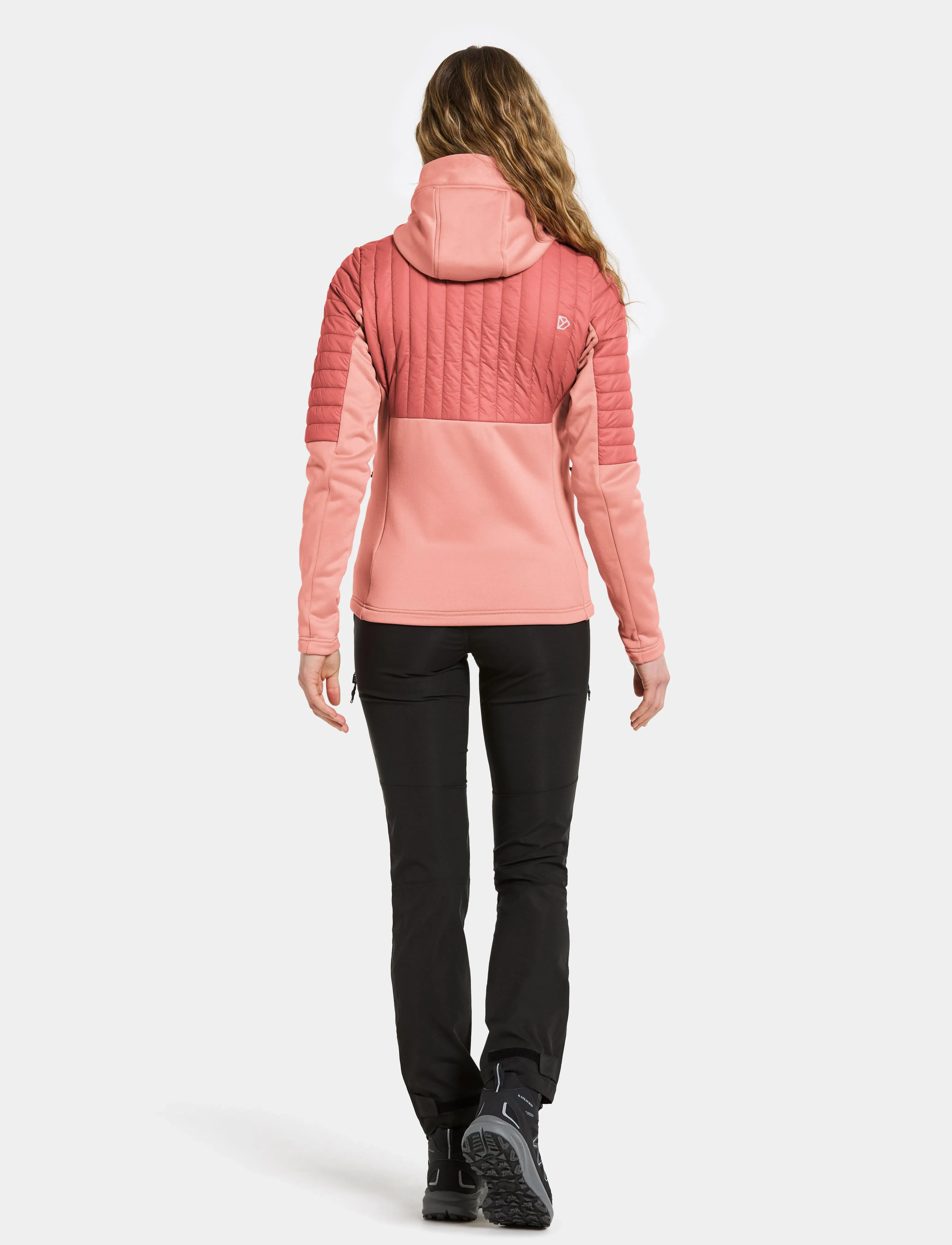 Didriksons - Annema Full-Zip - hættetrøjer - powder pink - 4