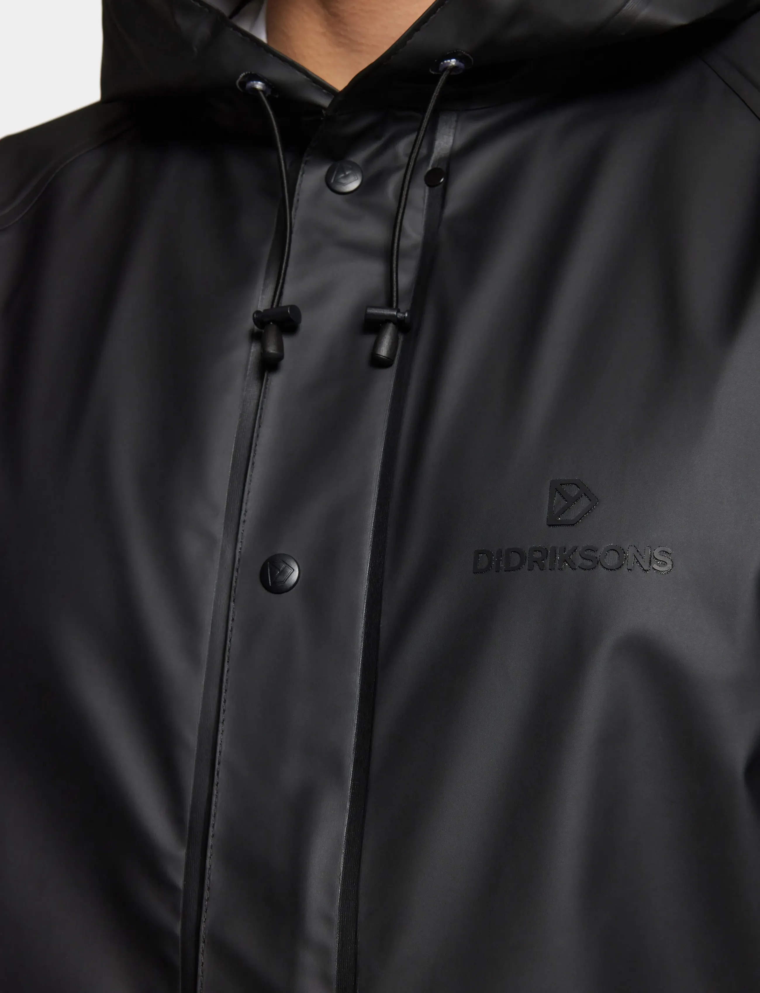 Didriksons Avon Usx Parka, M, Black, Regntøj > Regnfrakker, Herre