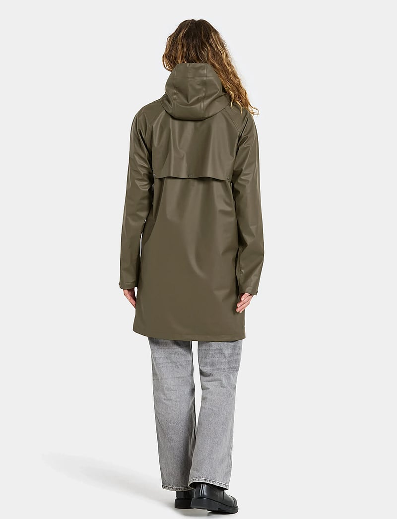 Didriksons - AVON USX PARKA - regnjakker - fog green - 4