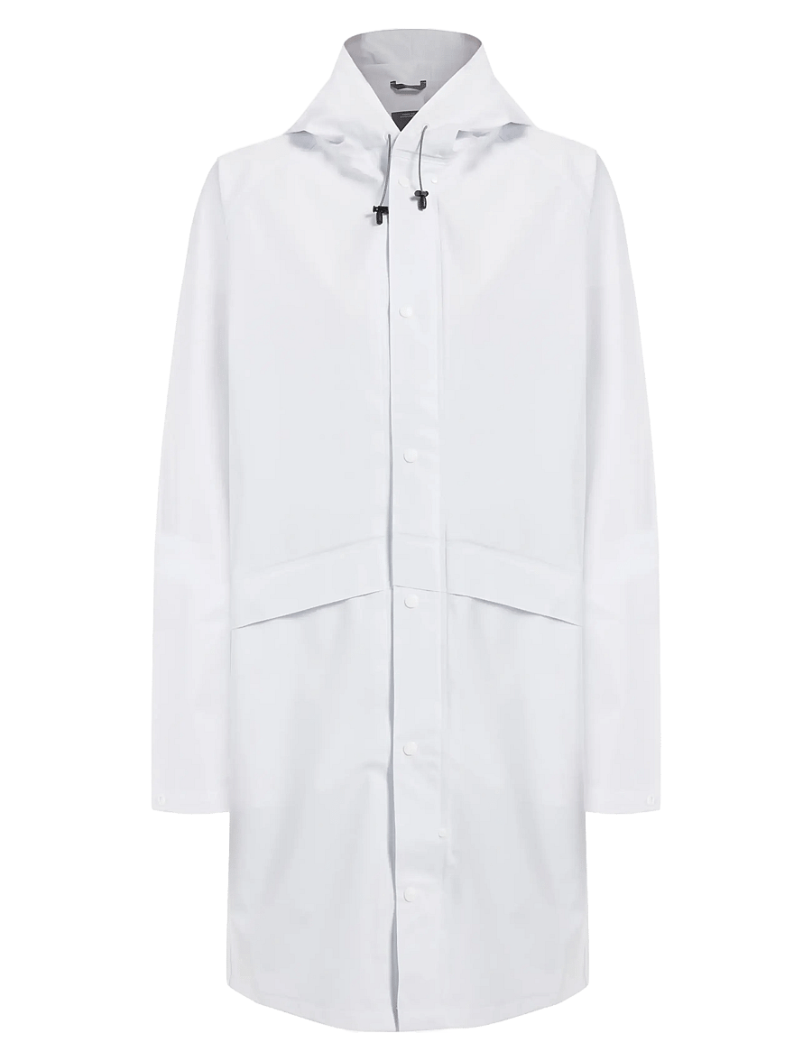 Didriksons - AVON USX PARKA - regenmäntel - snow white - 1