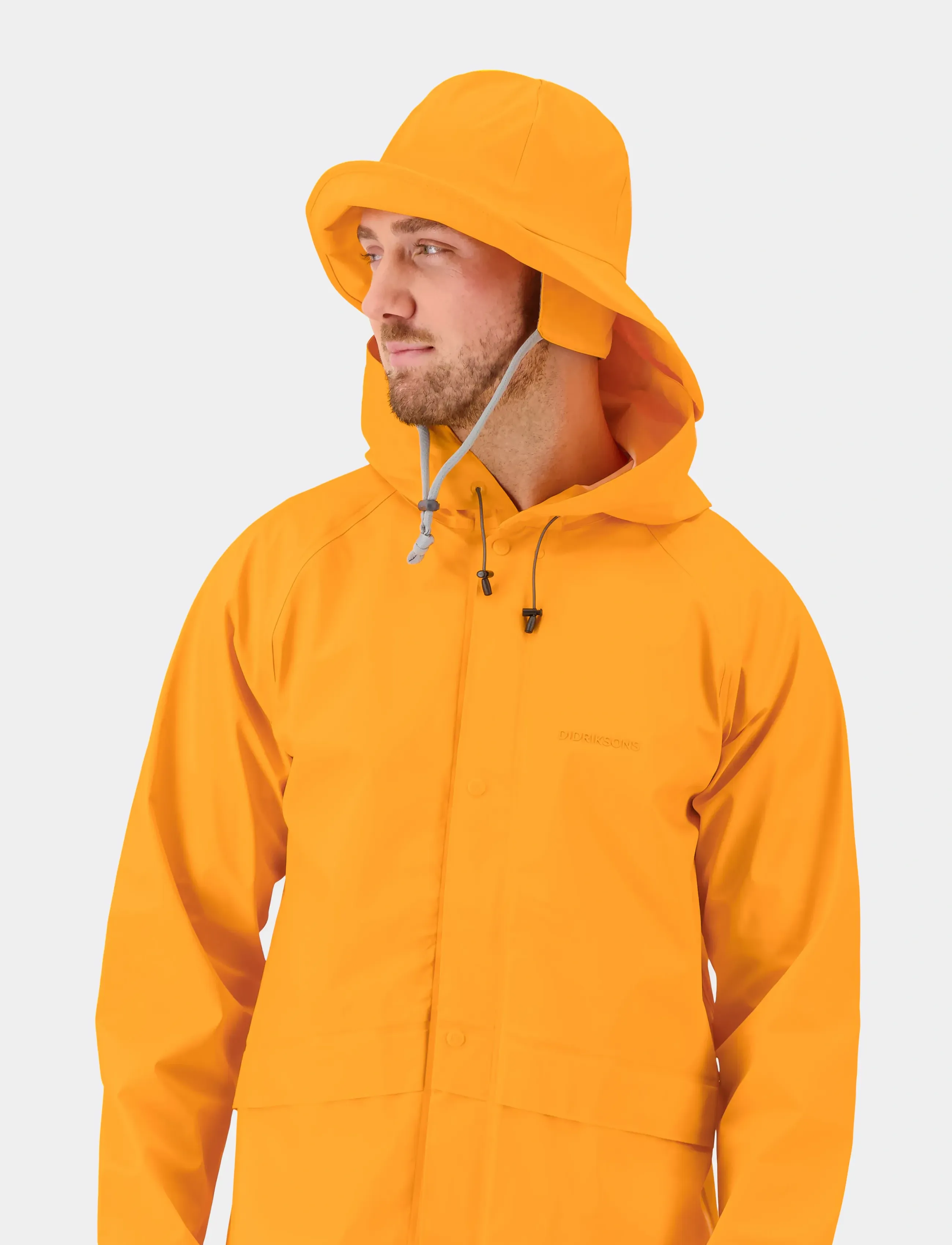 Didriksons Southwest Hat Galon , Mænd, Regnhat, Orange, Str: S