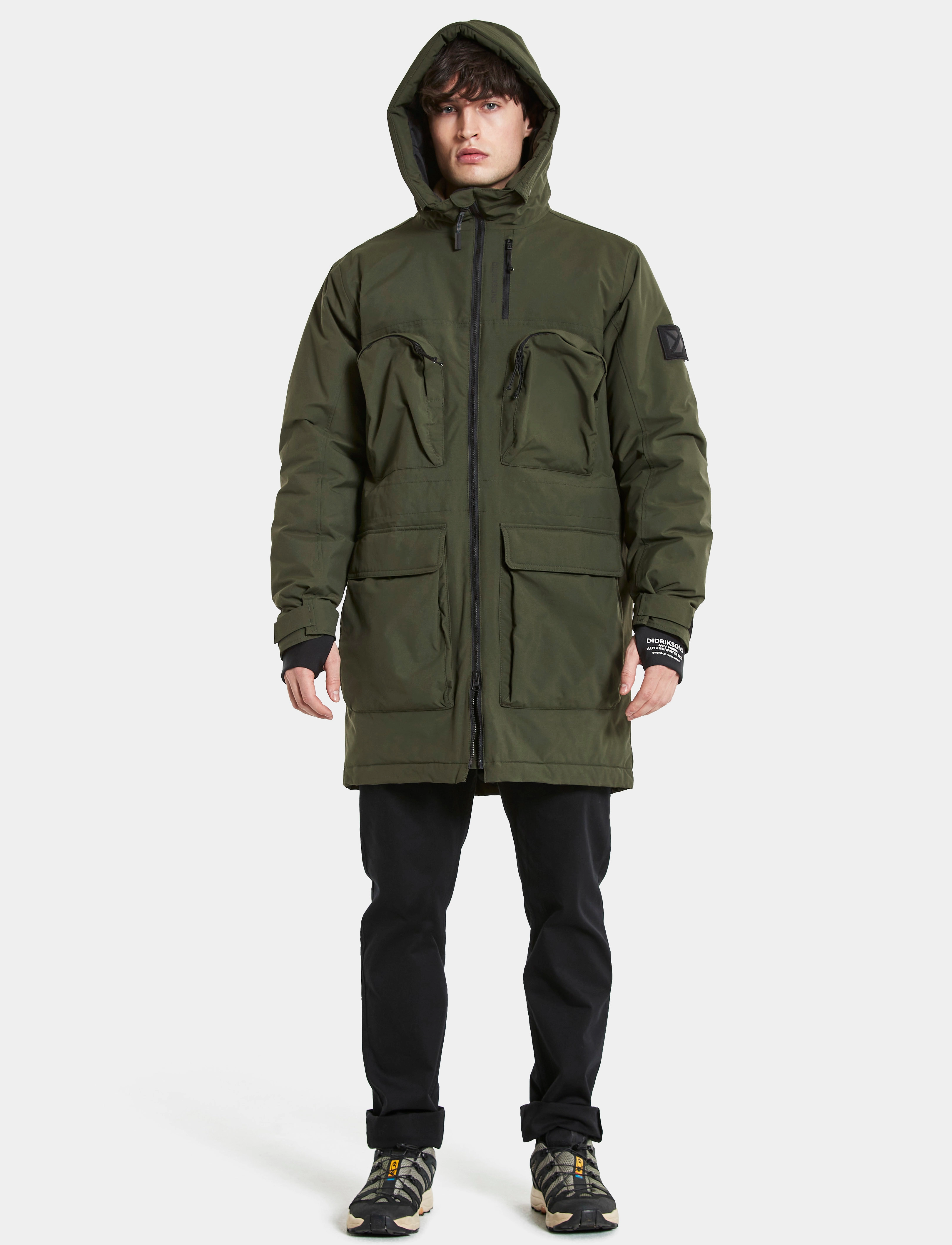 Didriksons - AVIV USX PARKA - deep green - 3