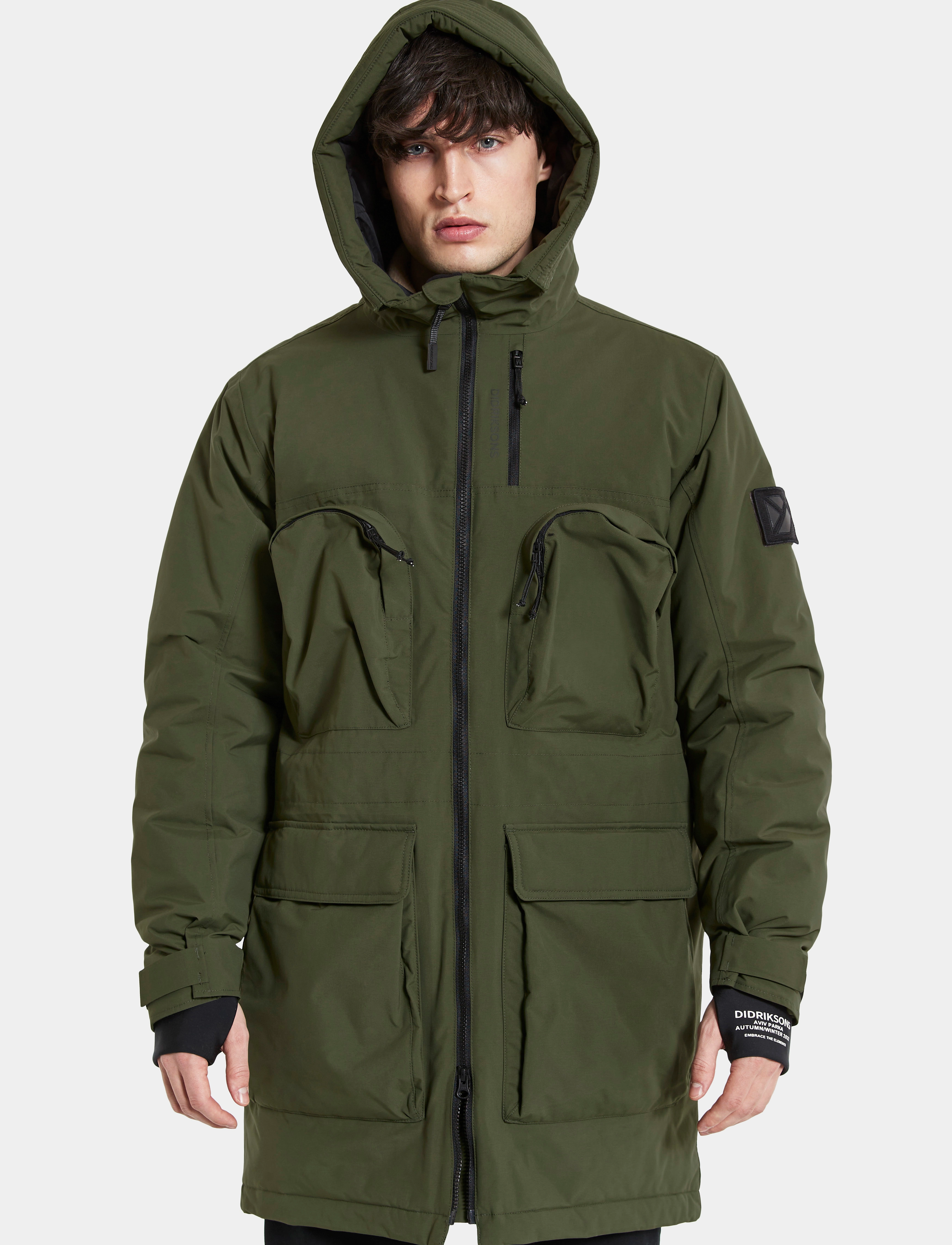 Didriksons - AVIV USX PARKA - deep green - 5
