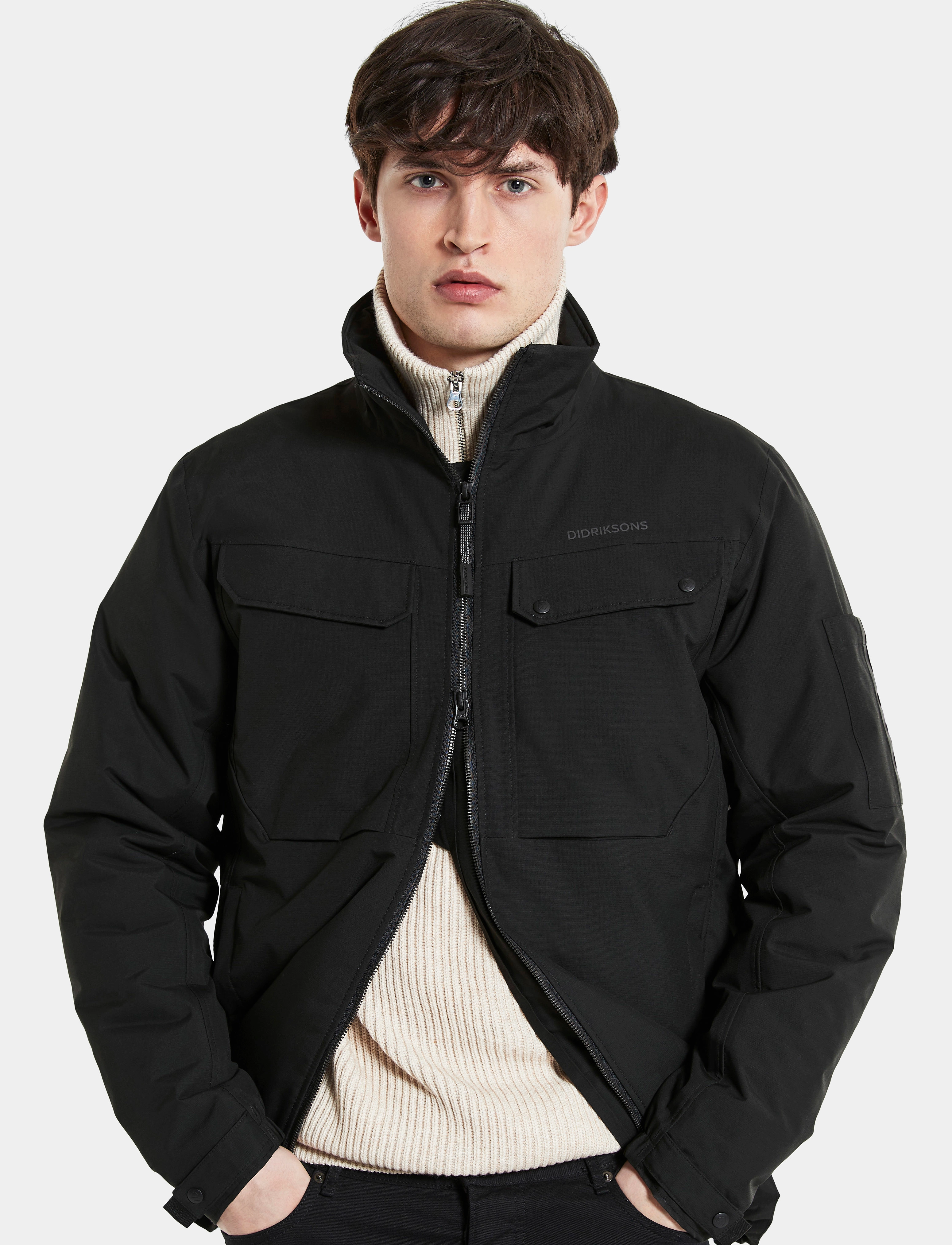 Didriksons - MAX USX JKT - black - 2