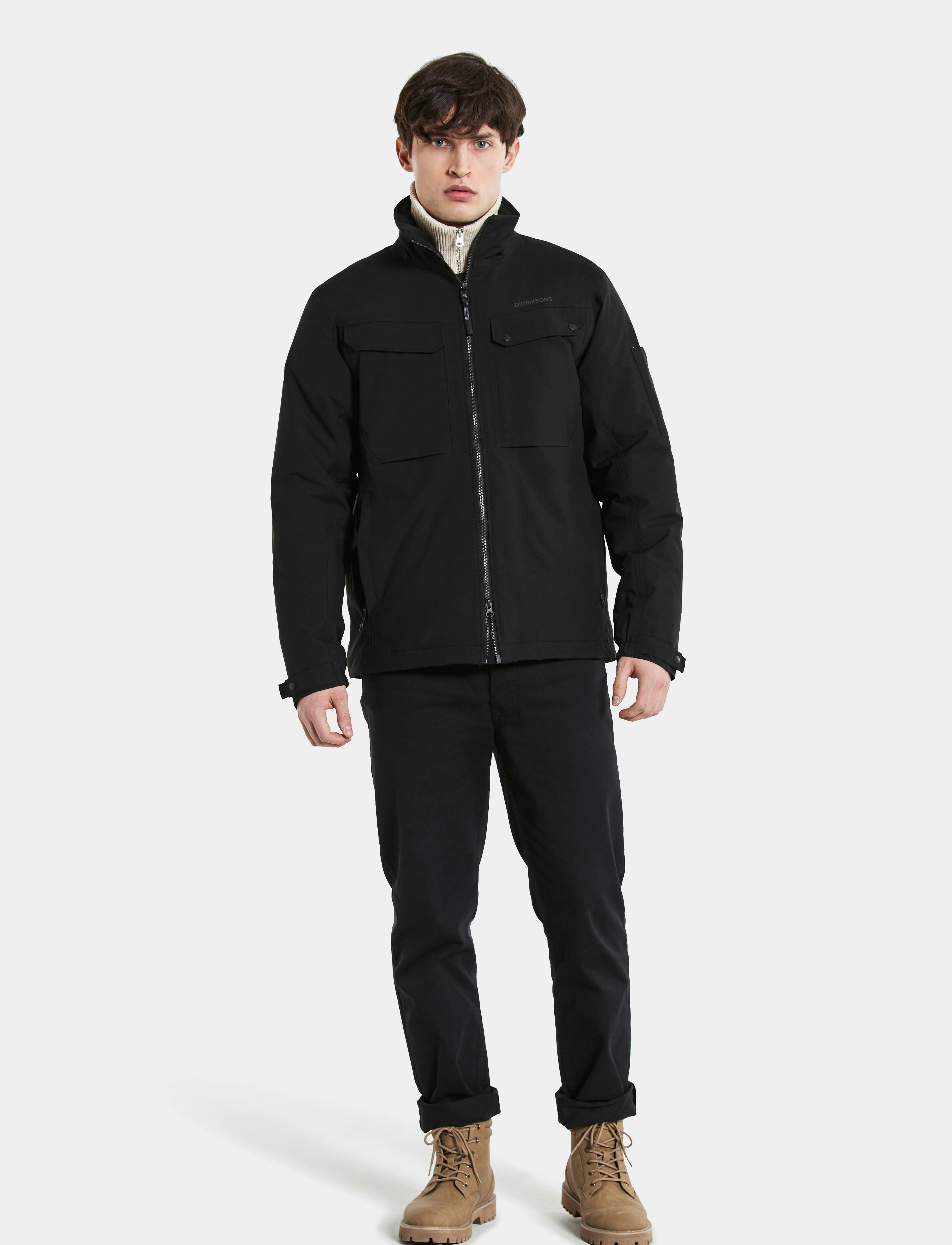 Didriksons - MAX USX JKT - black - 3