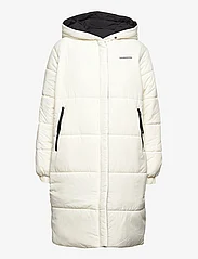 Didriksons - ANNA REV WNS PARKA - padded coats - white foam/black - 2
