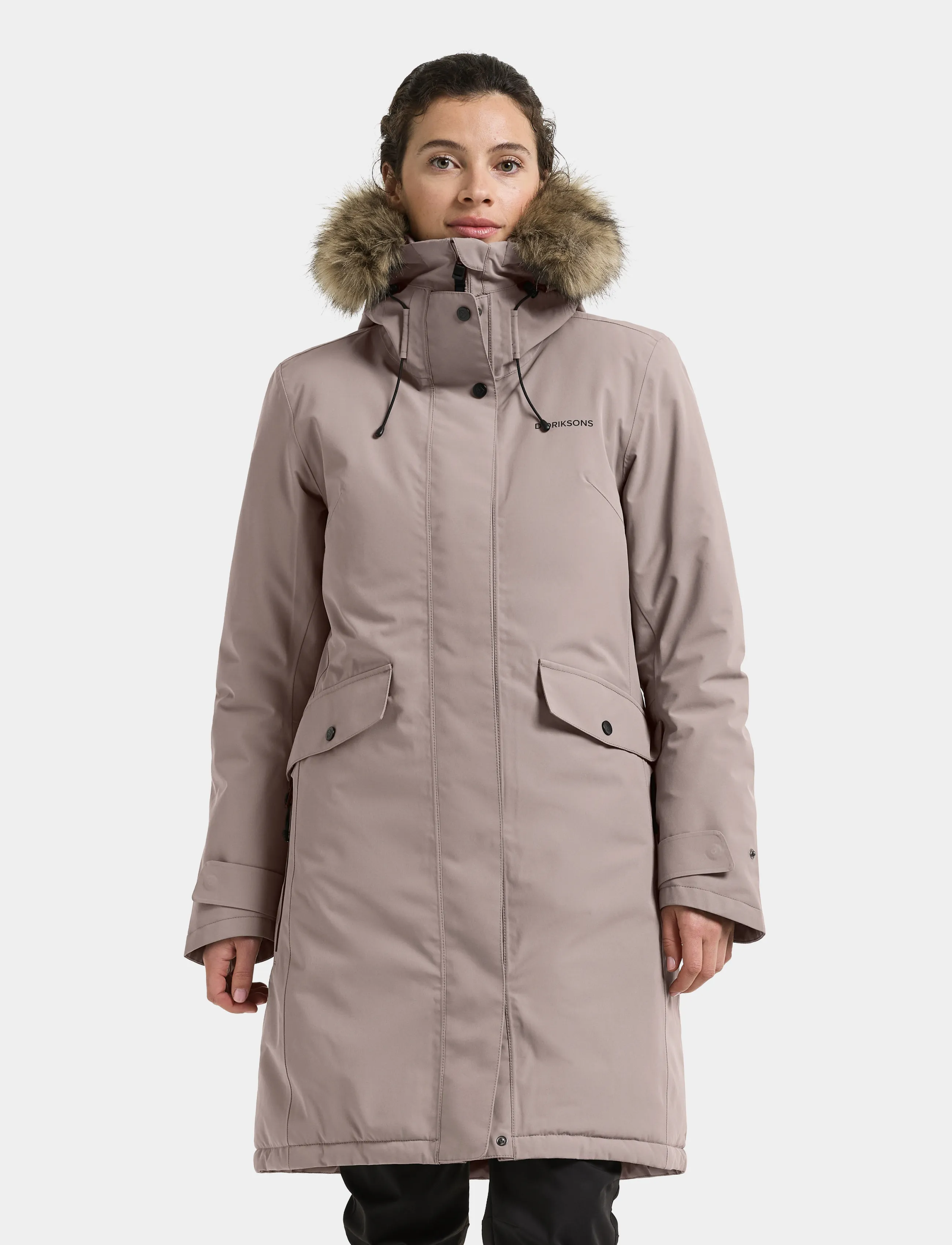 Didriksons Erika Parka - Didriksons - ASH BROWN / beige
