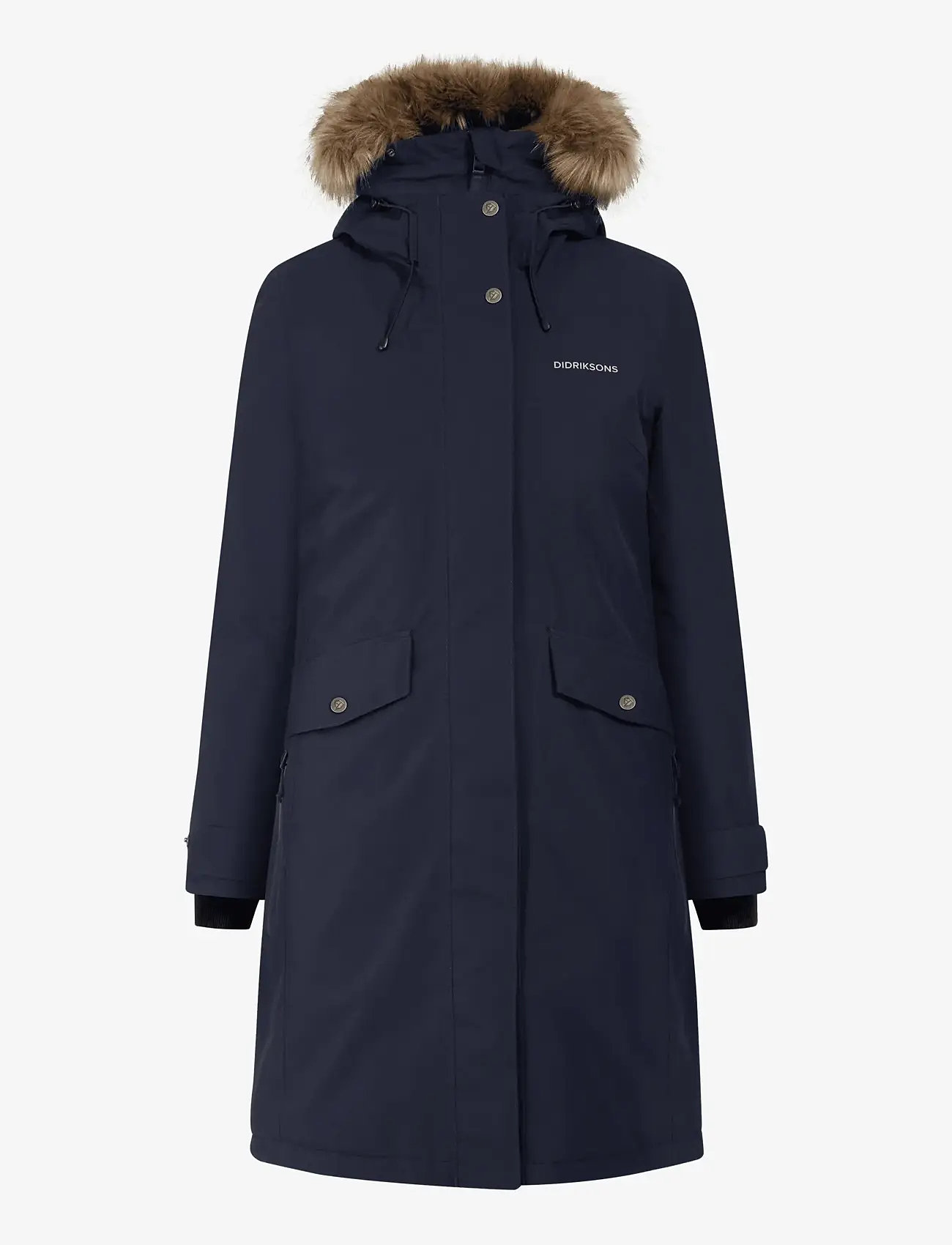 Didriksons - ERIKA WNS PARKA 3 - parkasjackor - dark night blue - 1
