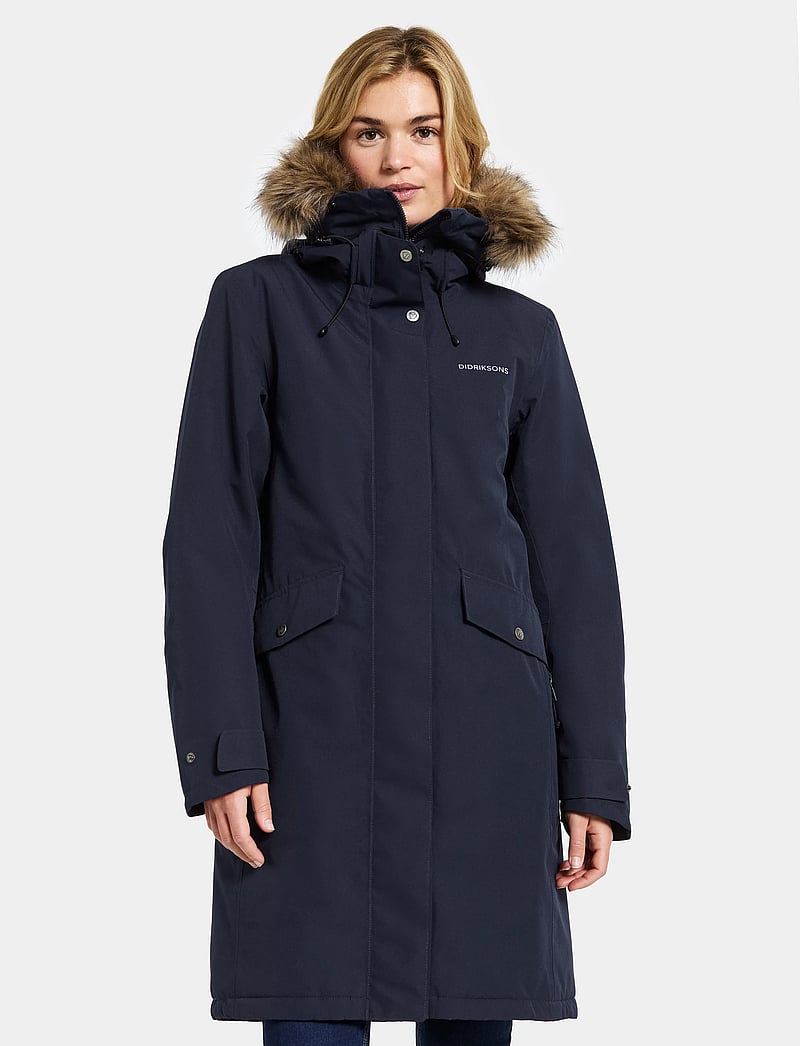Didriksons - Erika Parka - jakker - dark night blue - 0