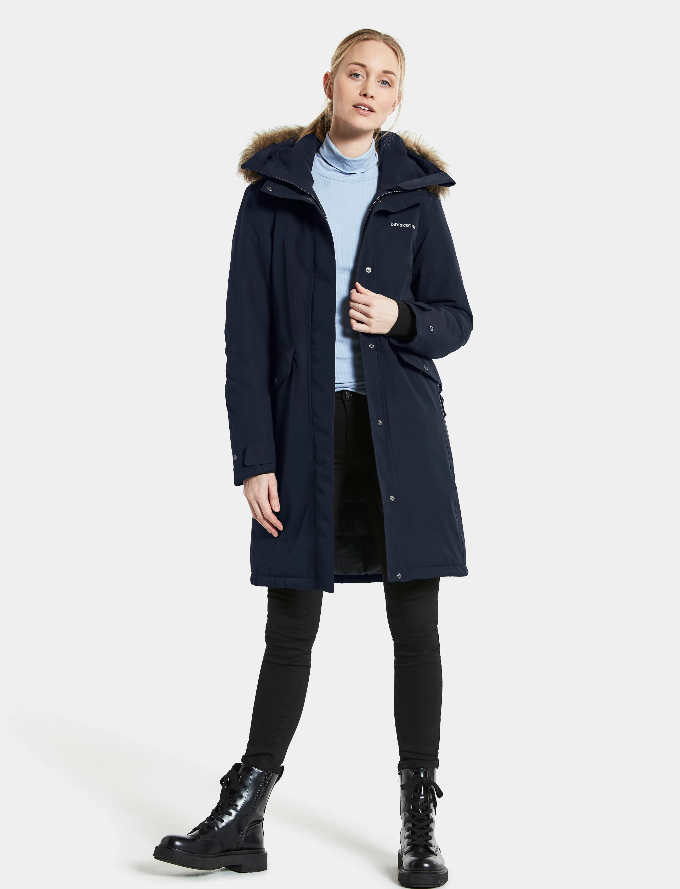 Didriksons Erika Parka - Didriksons - DARK NIGHT BLUE / blue